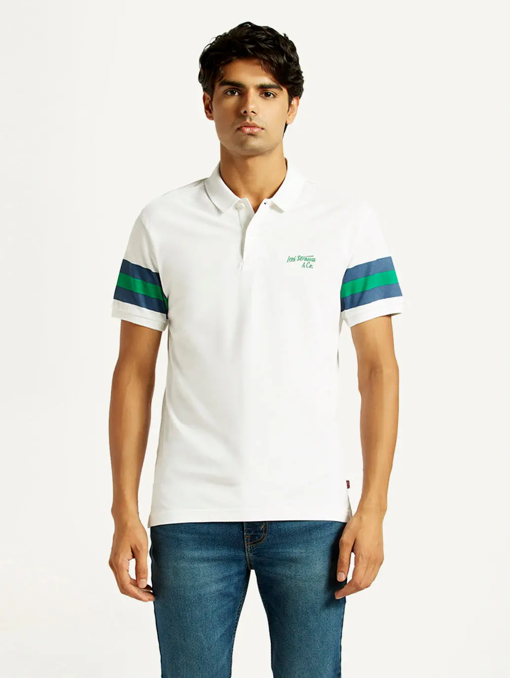 Men's Pure Cotton Slim Fit Polo T-Shirt 1