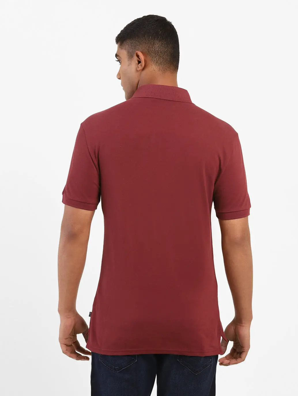 Men's Solid Polo T-Shirt 2