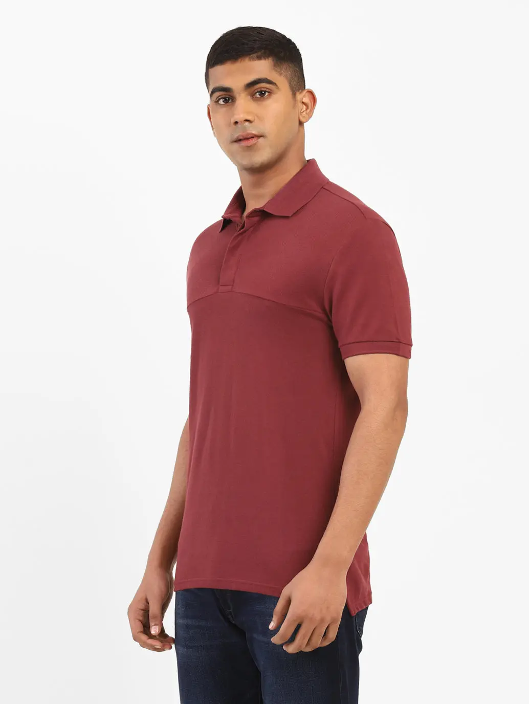 Men's Solid Polo T-Shirt 3