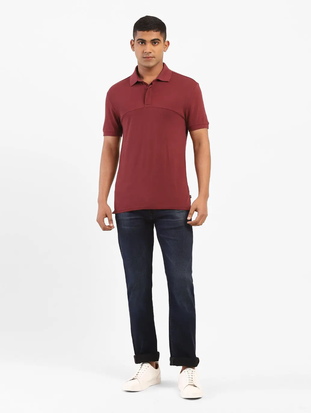 Men's Solid Polo T-Shirt 5