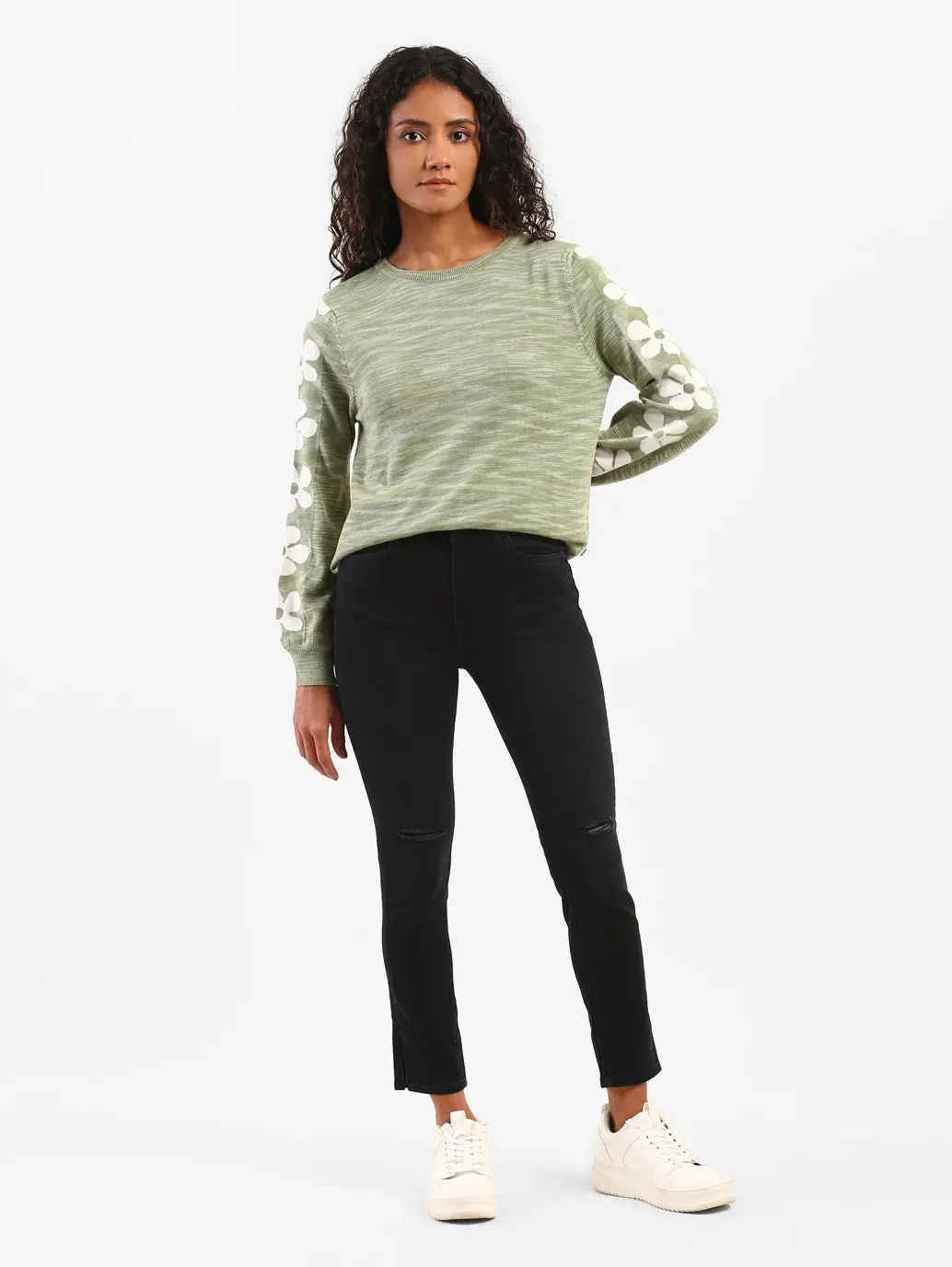 Women's 721 Black Skinny Fit High Rise Jeans 1