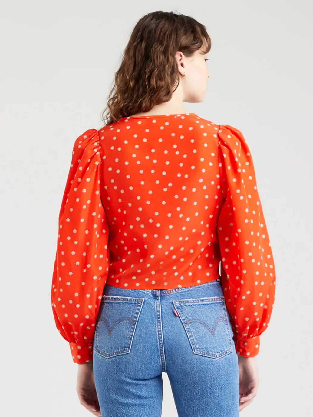 Women's Floral Print V Neck Top 2