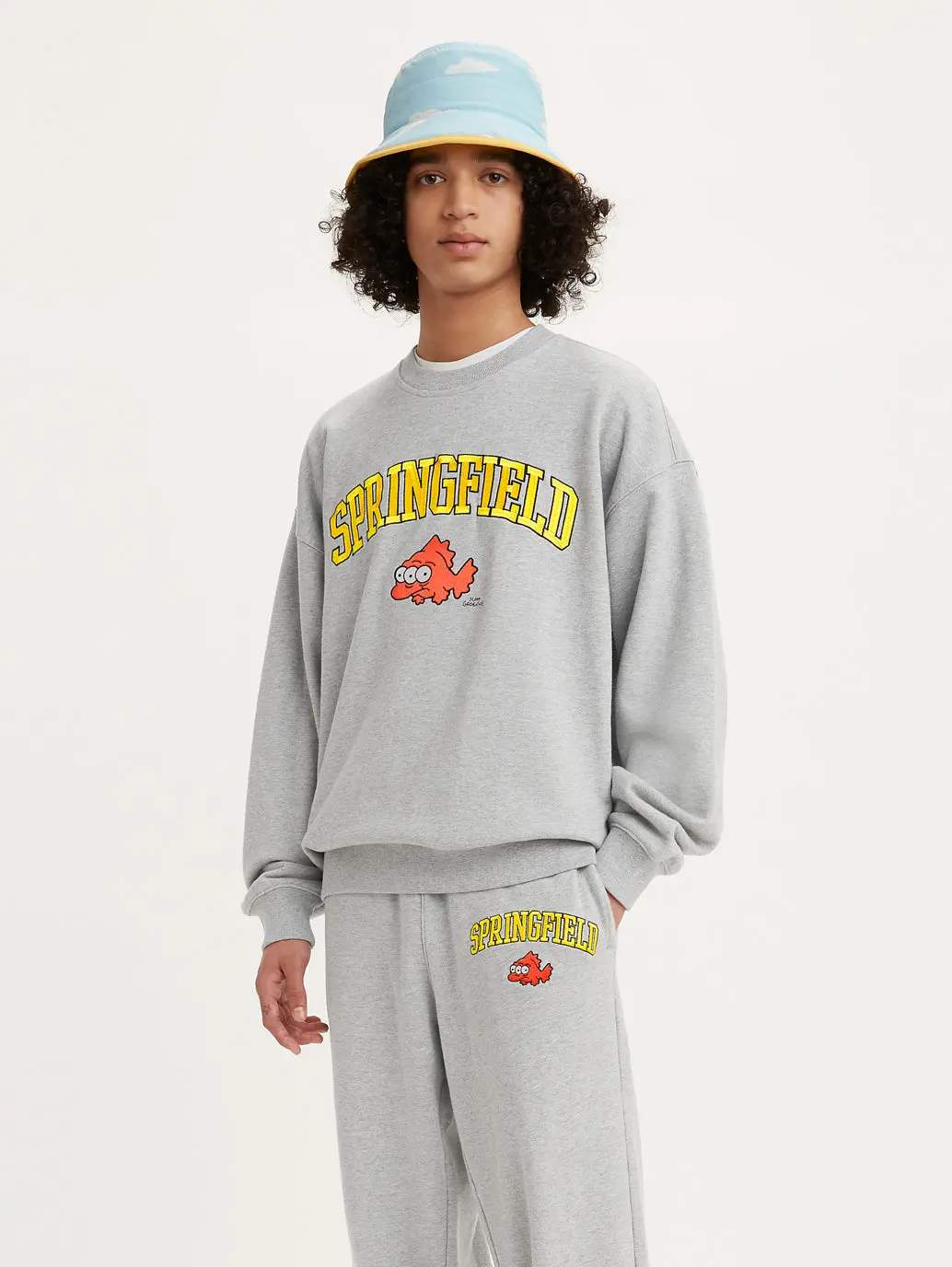 Men's Printed Crew Neck Sweatshirt 1