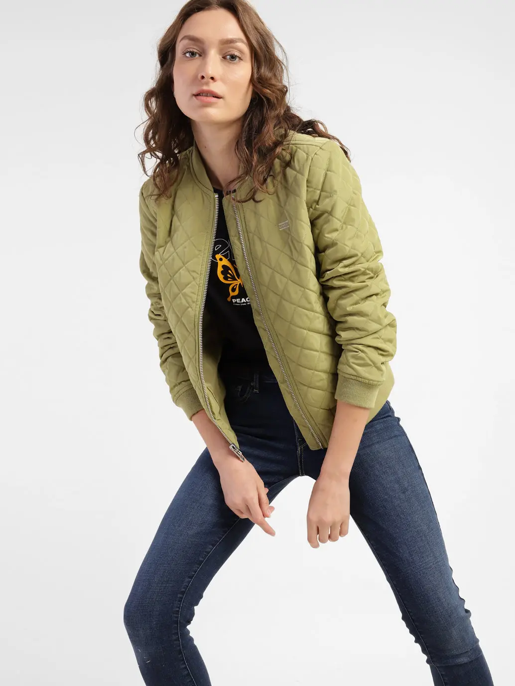 Women's Quilted Collar Neck Jackets 2