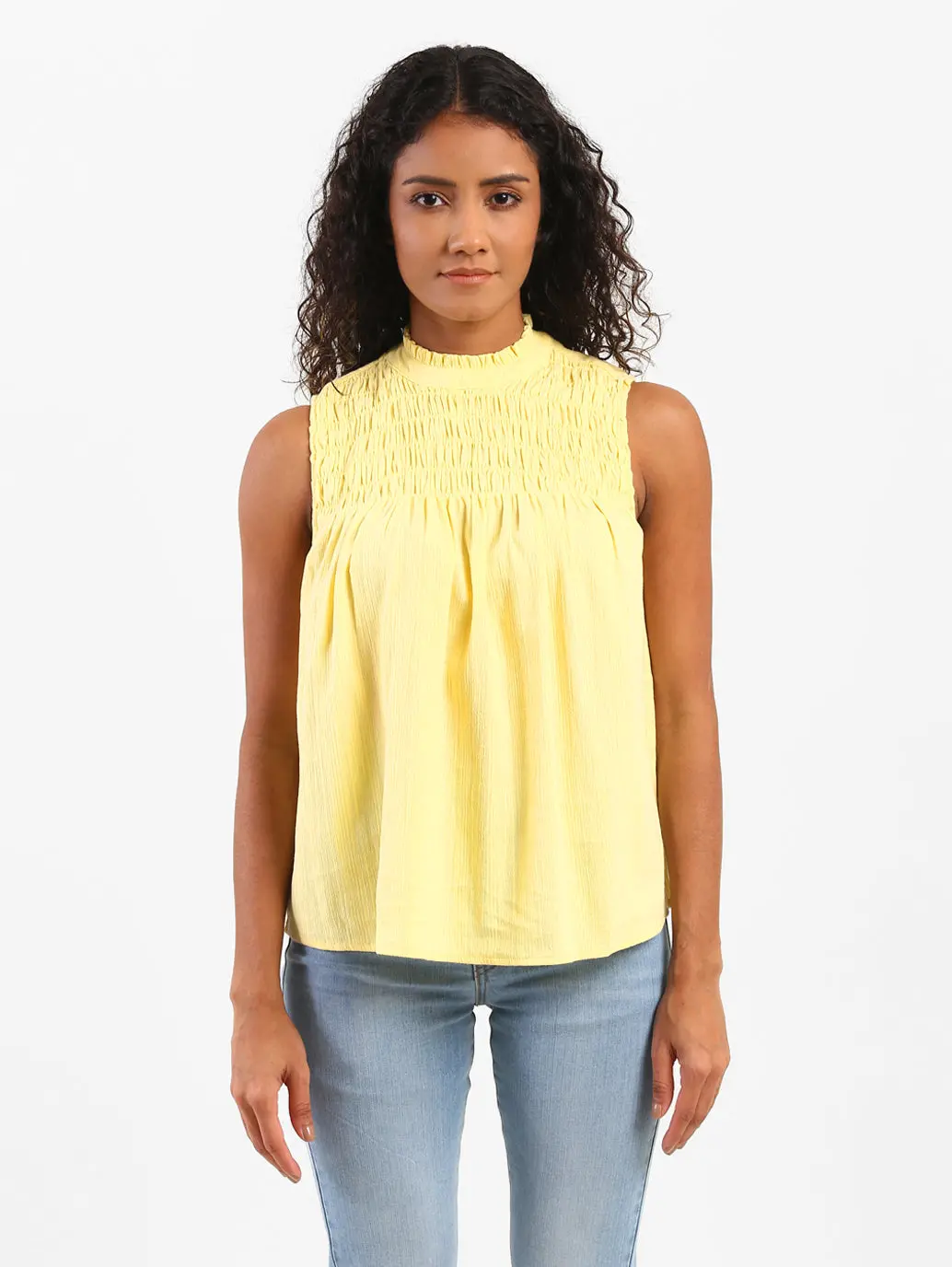 Women's Striped High Neck Top 1