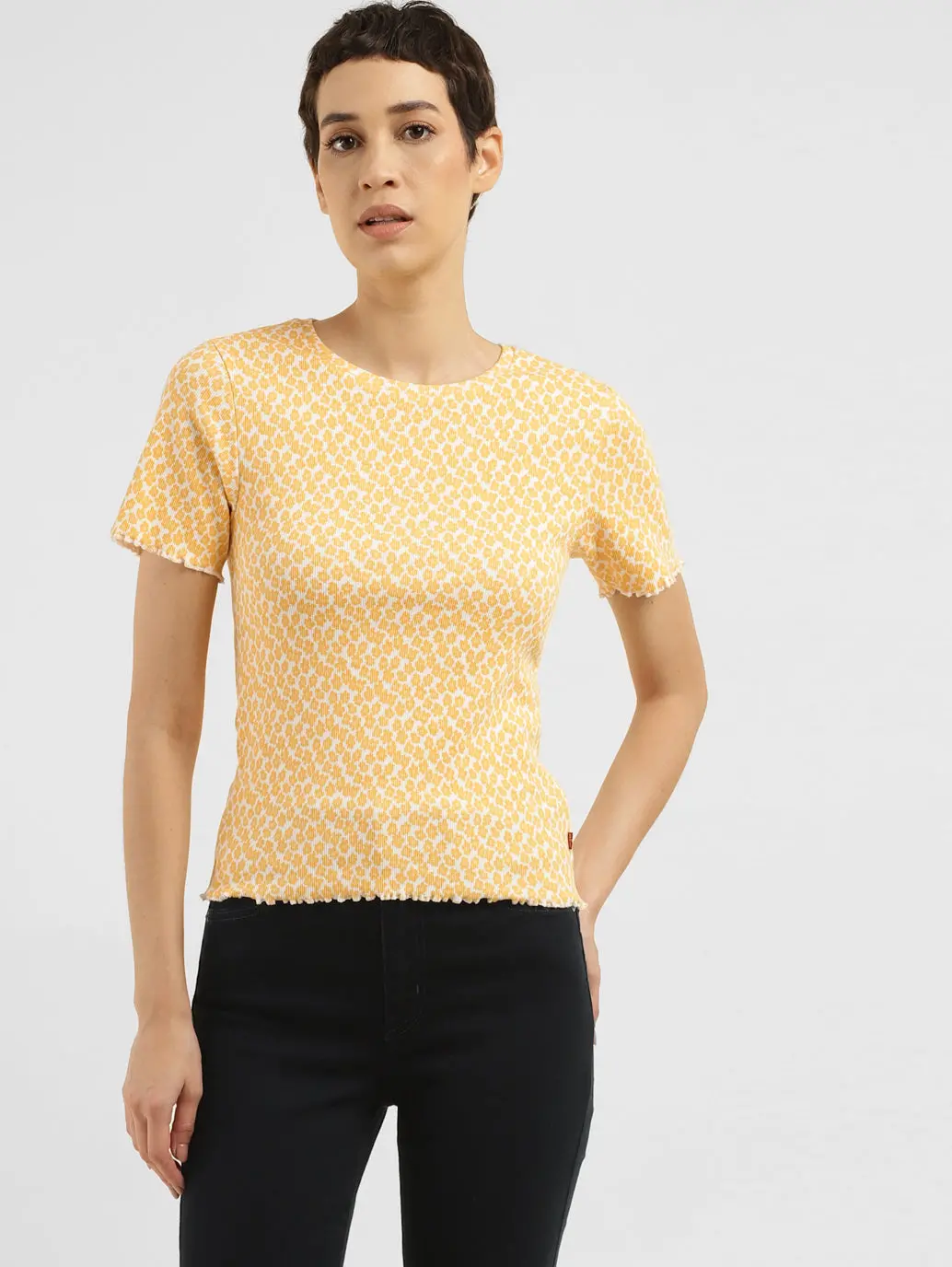 Women's Floral Print Regular Fit Top 1