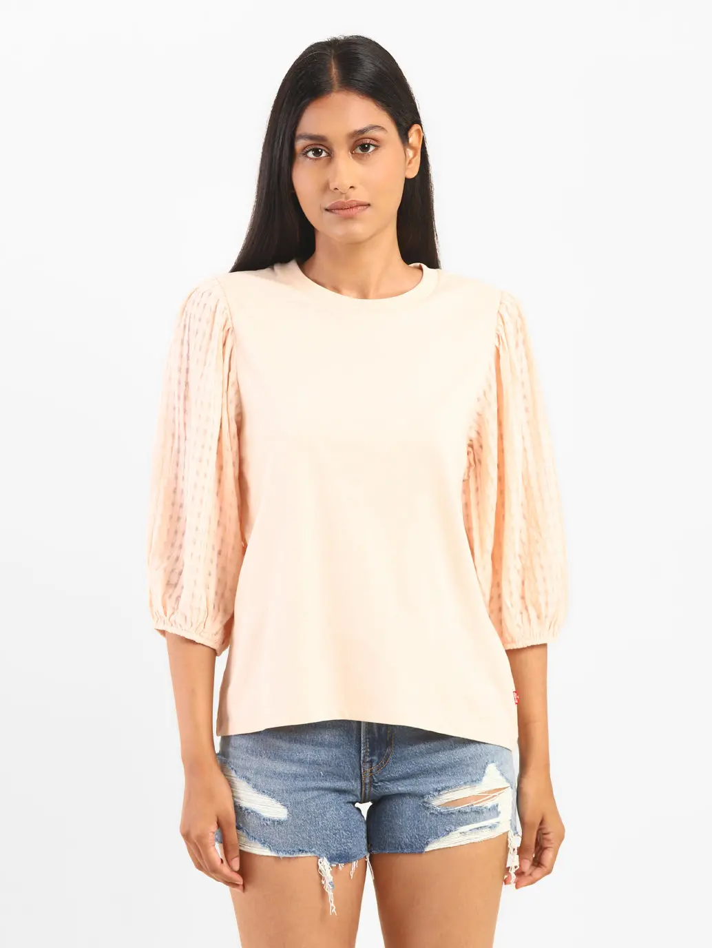 Women's Striped Round Neck Top 1