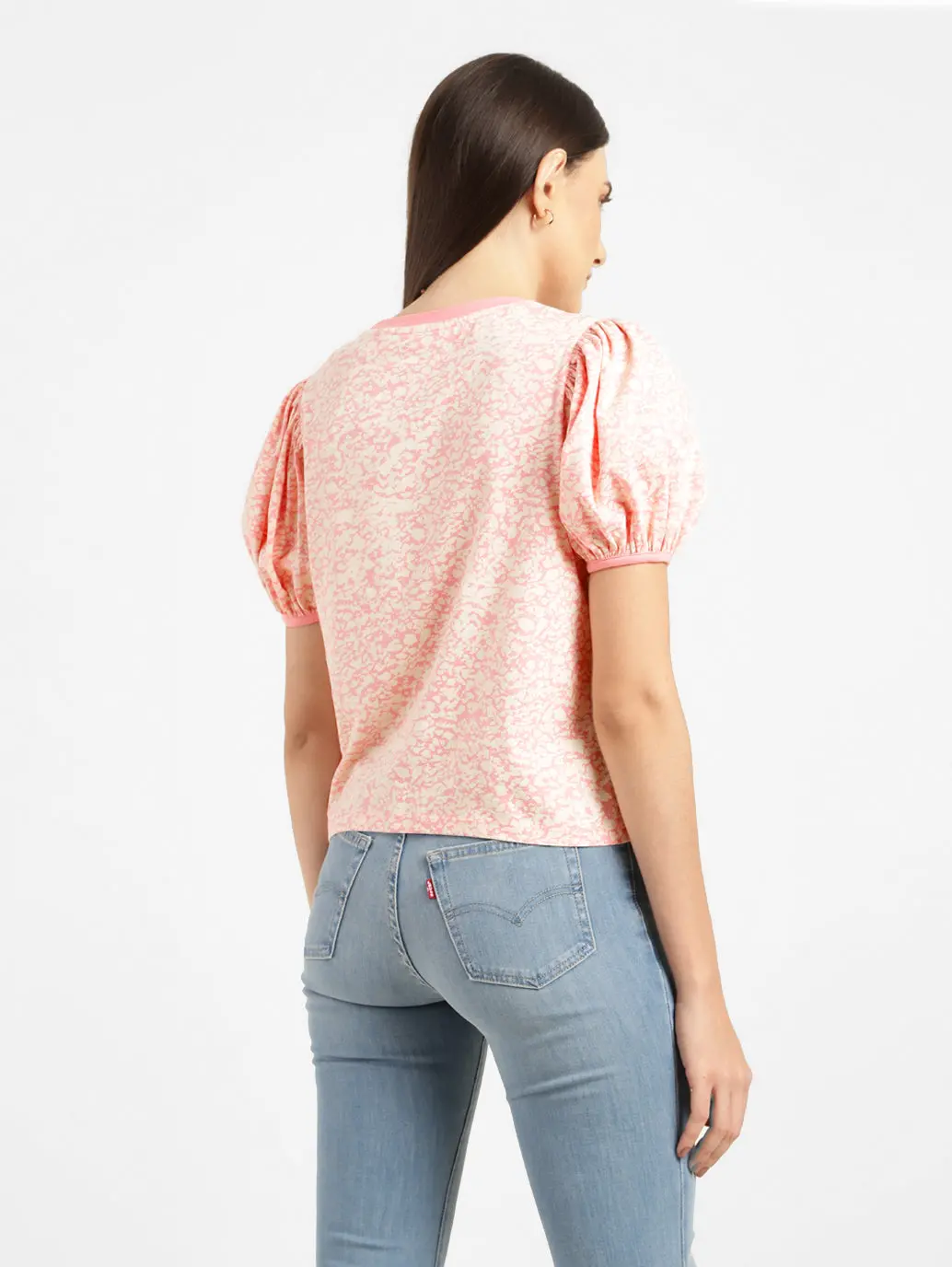 Women's Printed Crew Neck Top 3