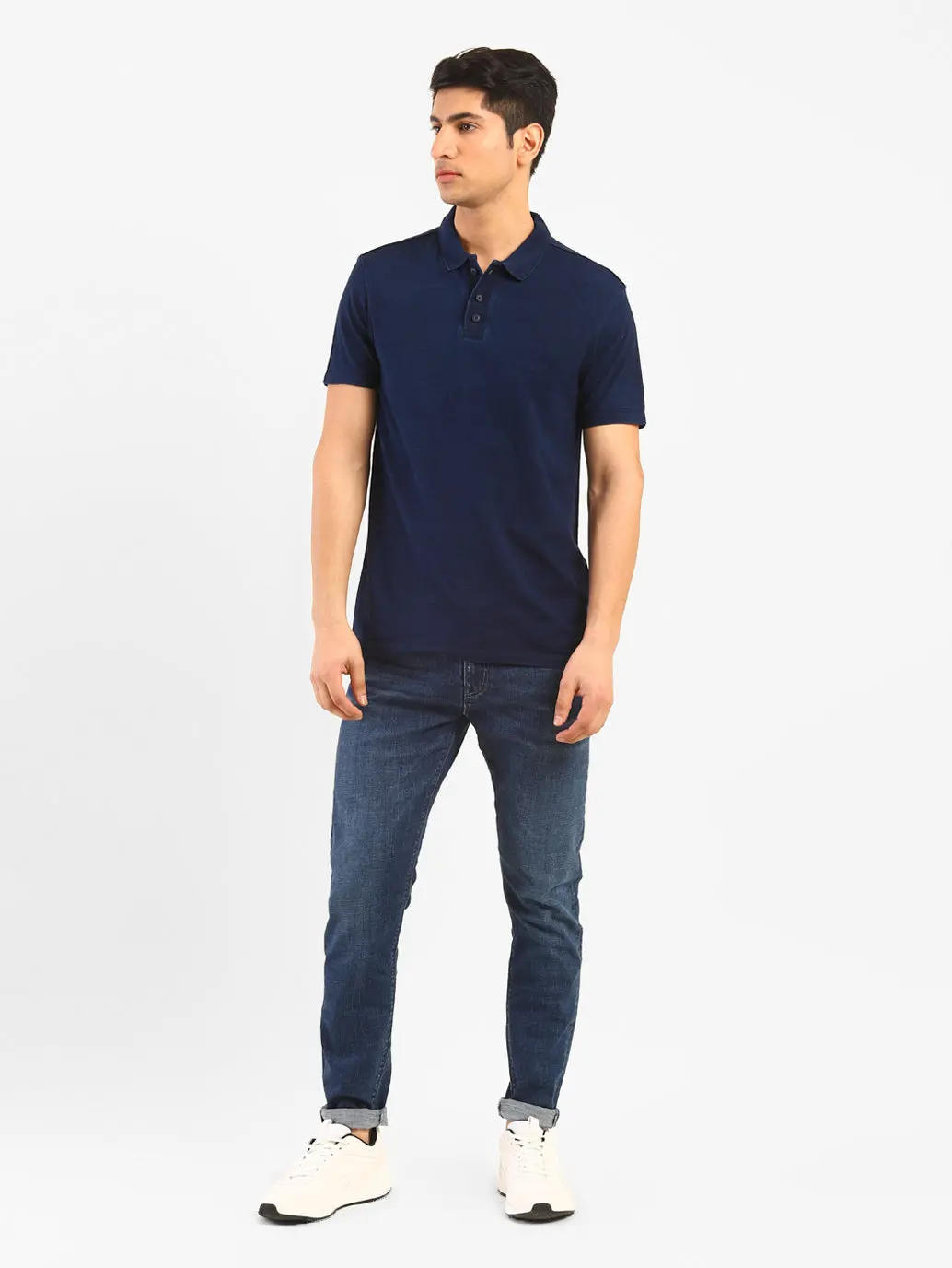Men's 512 Blue Slim Tapered Fit Mid Rise Jeans 1