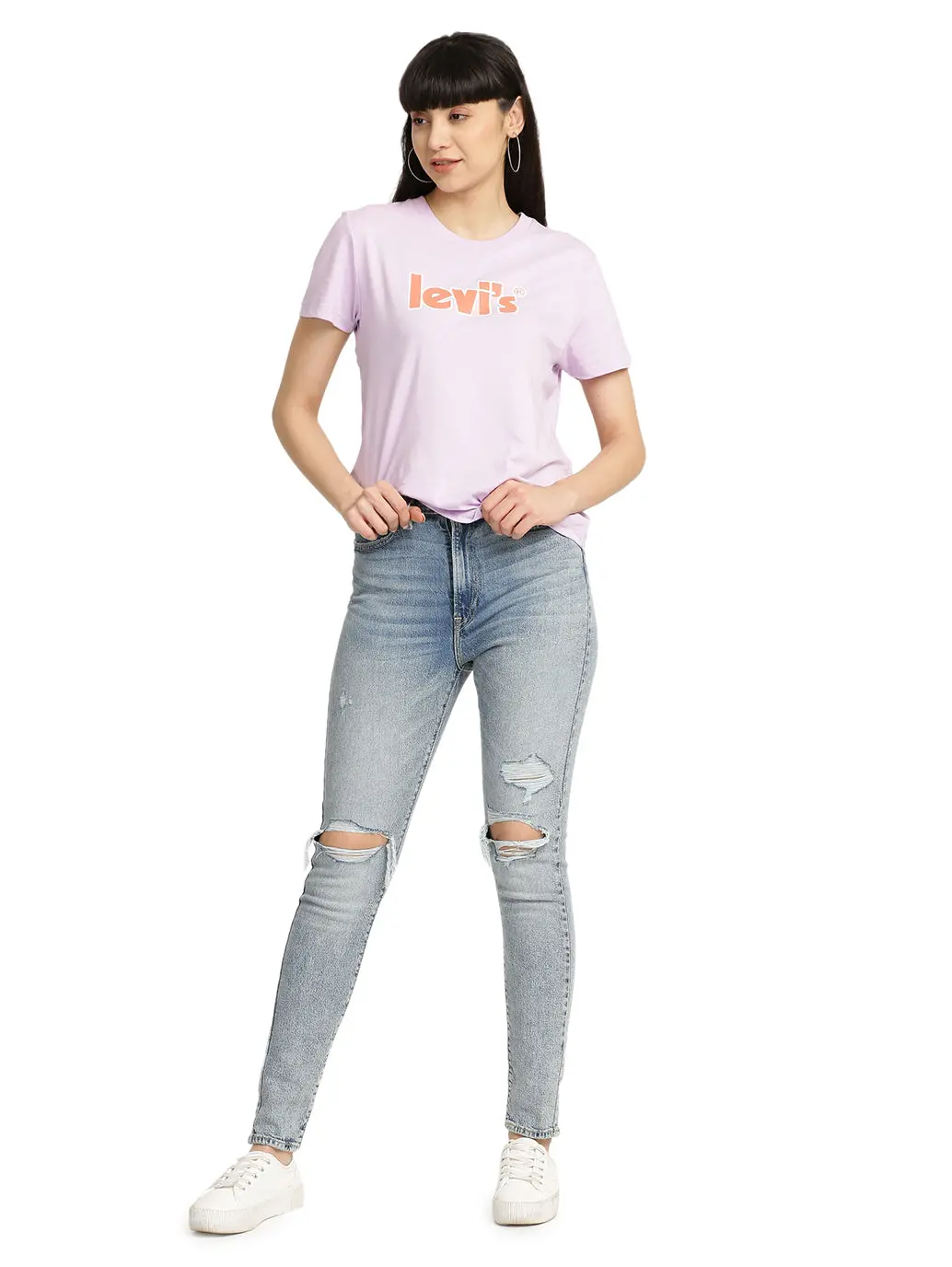 Women's Blue Wedgie Straight Fit Mid Rise Jeans 1