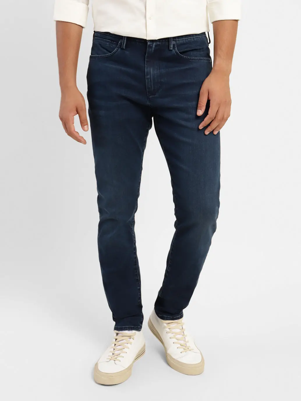 Men's Redloop 512 Blue Slim Tapered Fit Mid Rise Jeans 1