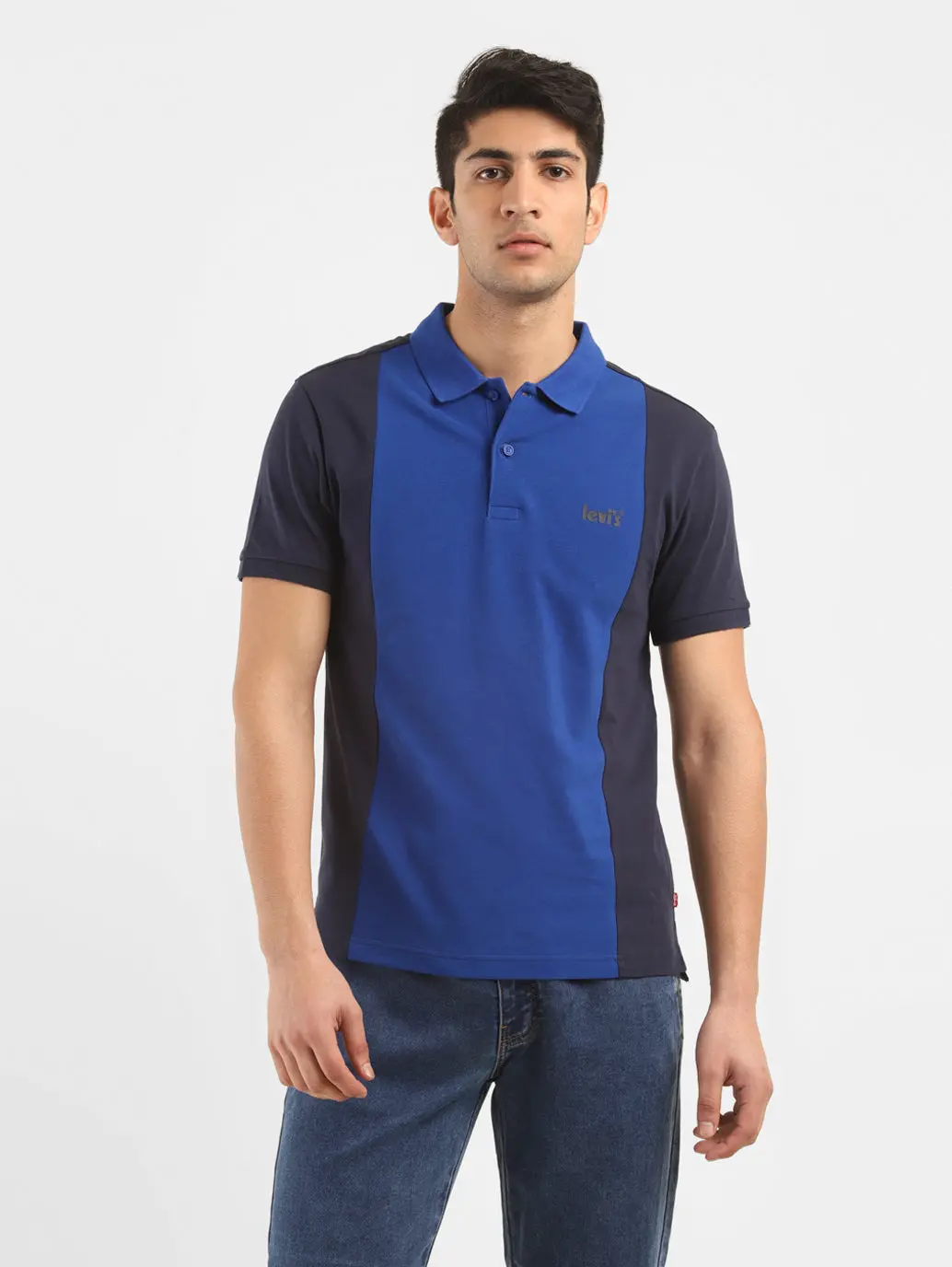 Men's Colorblock Polo T-Shirt 1