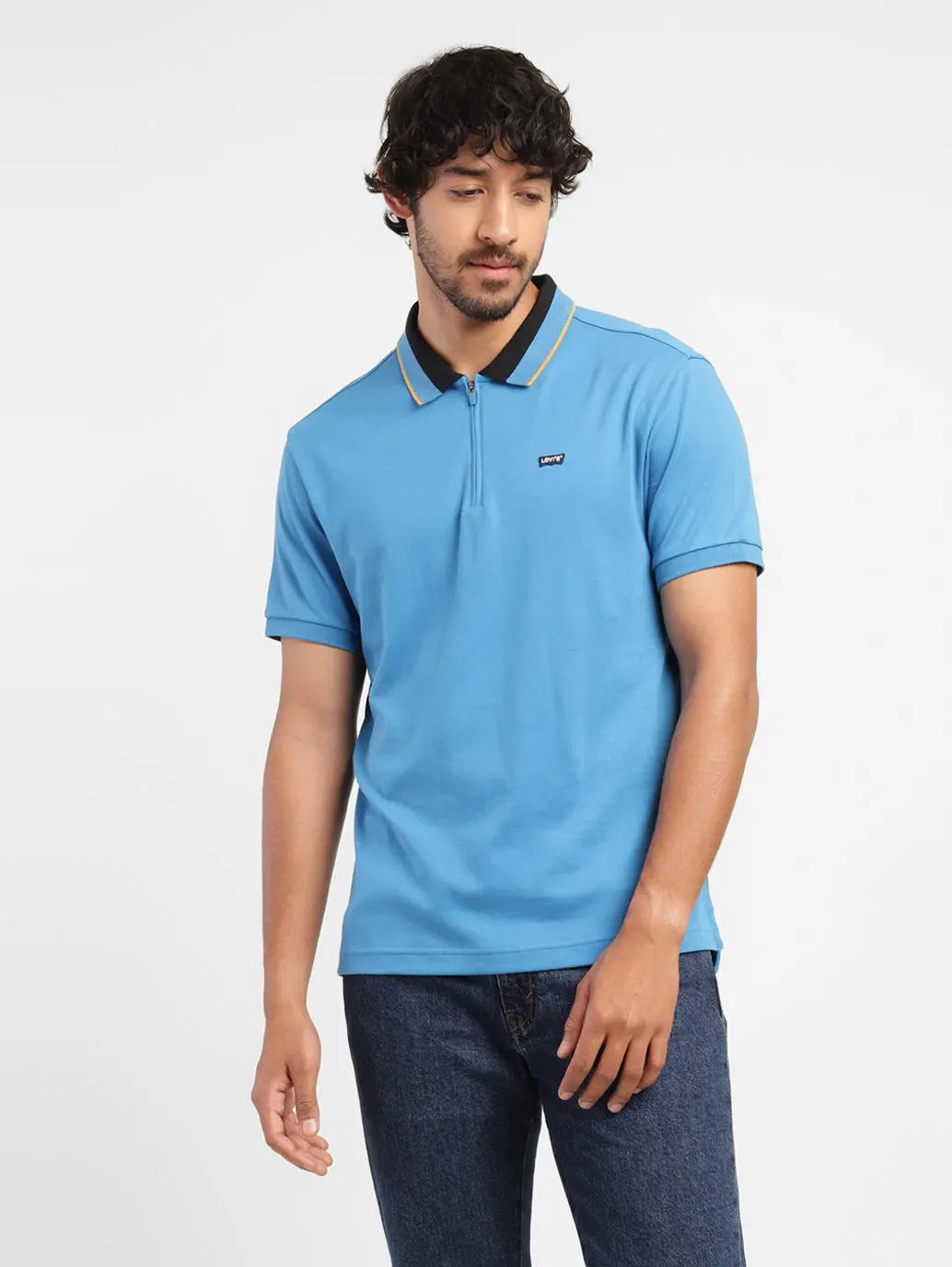Men's Solid Polo T-Shirt 2