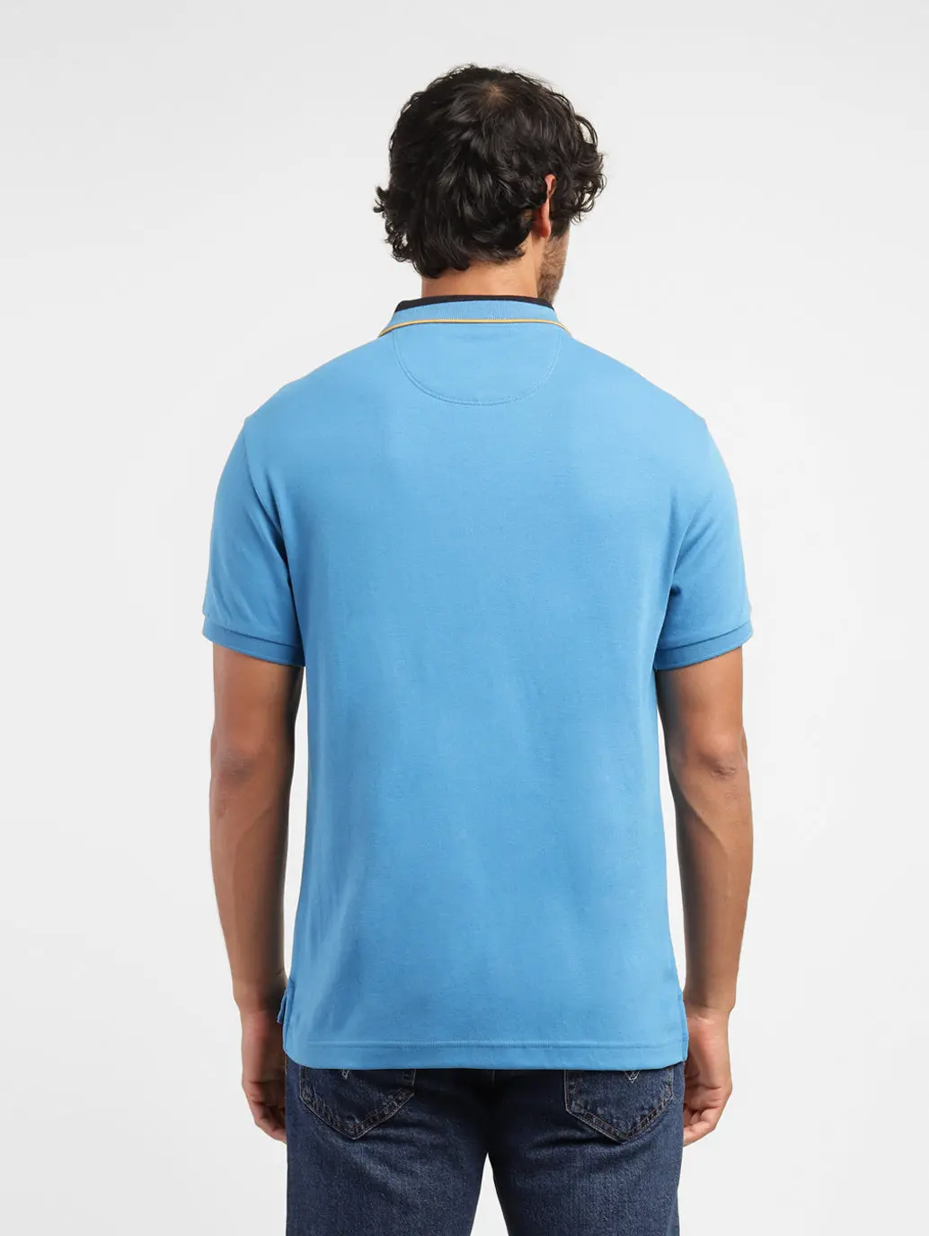 Men's Solid Polo T-Shirt 3