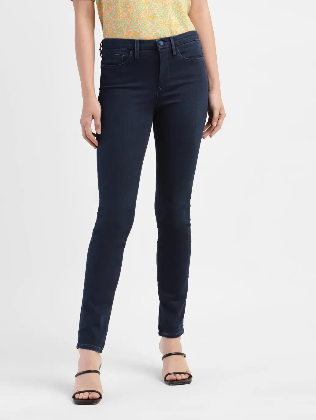 Women's 311 Navy Blue Skinny Fit Mid Rise Jeans 2