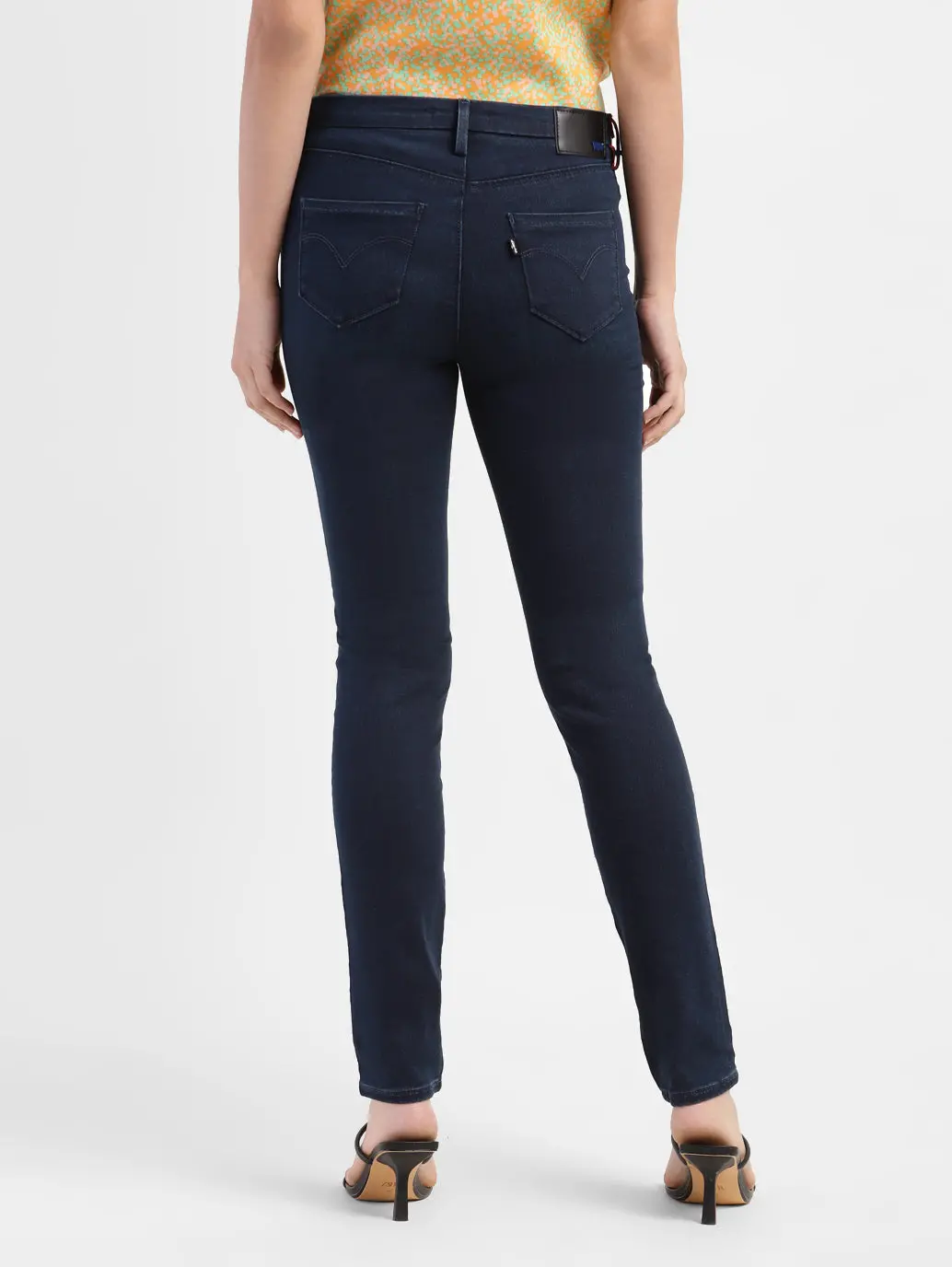 Women's 311 Navy Blue Skinny Fit Mid Rise Jeans 3