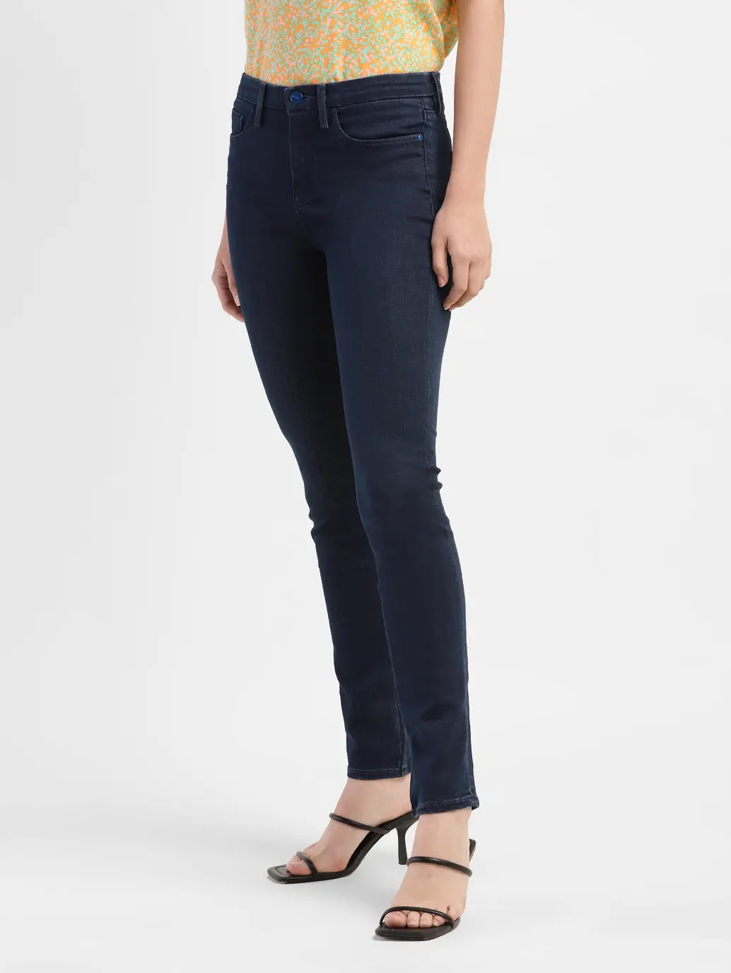 Women's 311 Navy Blue Skinny Fit Mid Rise Jeans 4