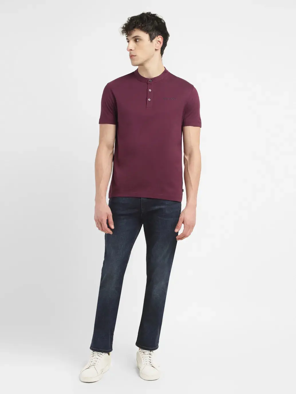 Men's Redloop Solid Slim Fit T-Shirt 1
