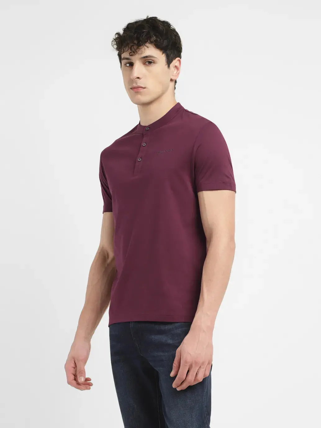 Men's Redloop Solid Slim Fit T-Shirt 4
