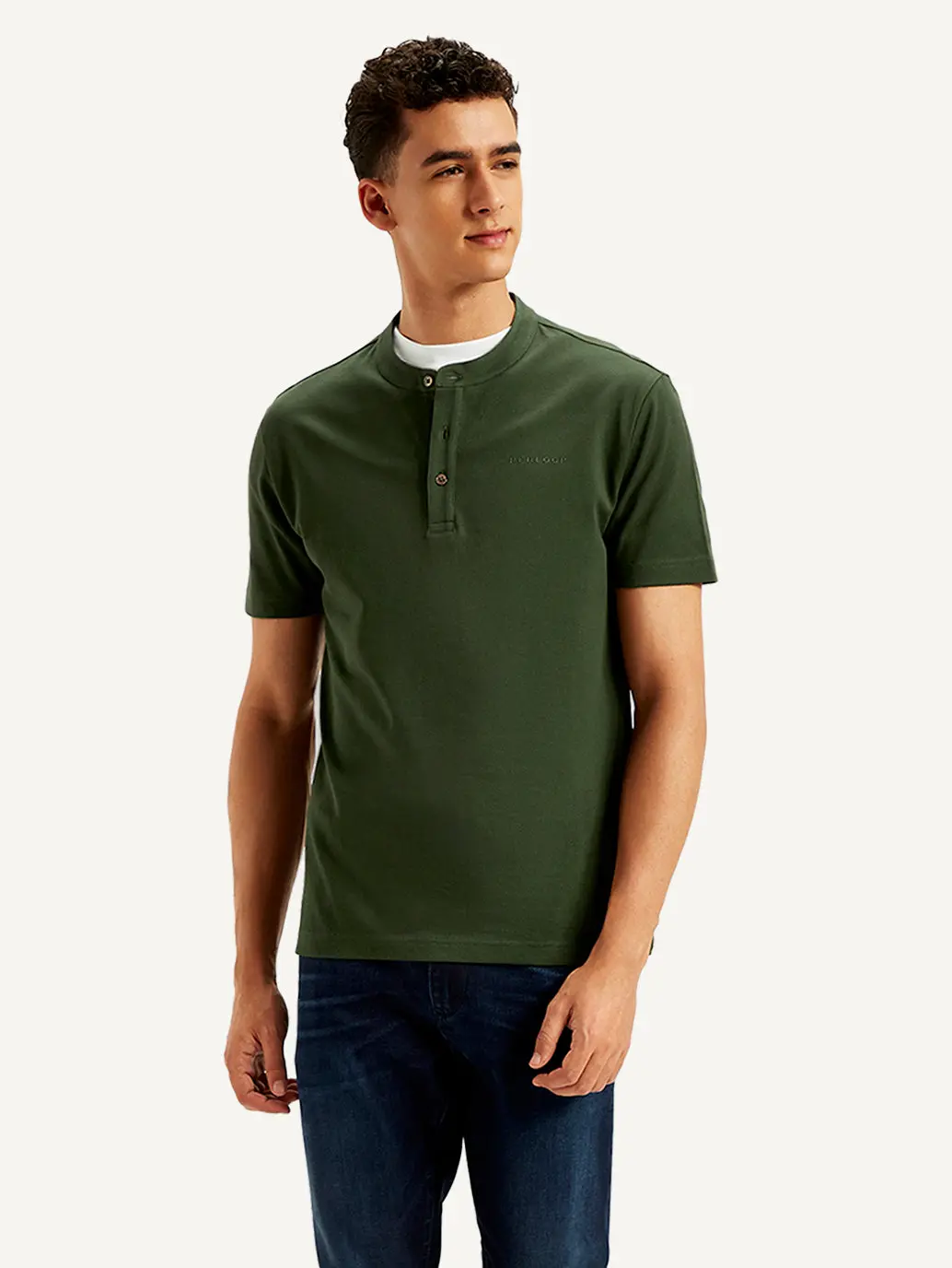 Men's Redloop Solid Slim Fit T-Shirt 2