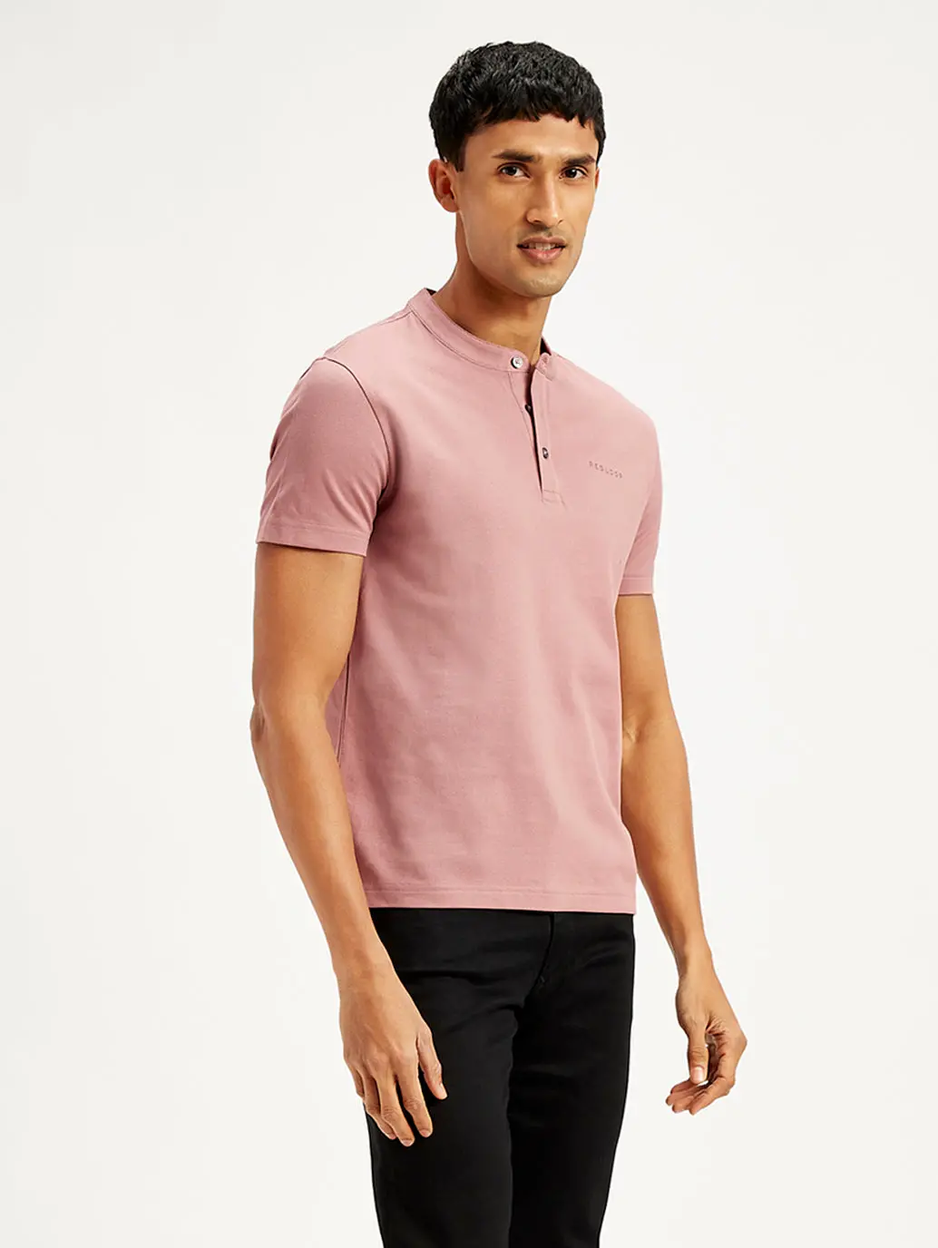 Men's Redloop Textured Slim Fit T-Shirt 1