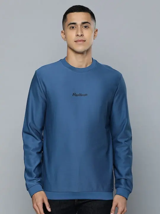 Men's Solid Crew Neck Sweatshirt 1