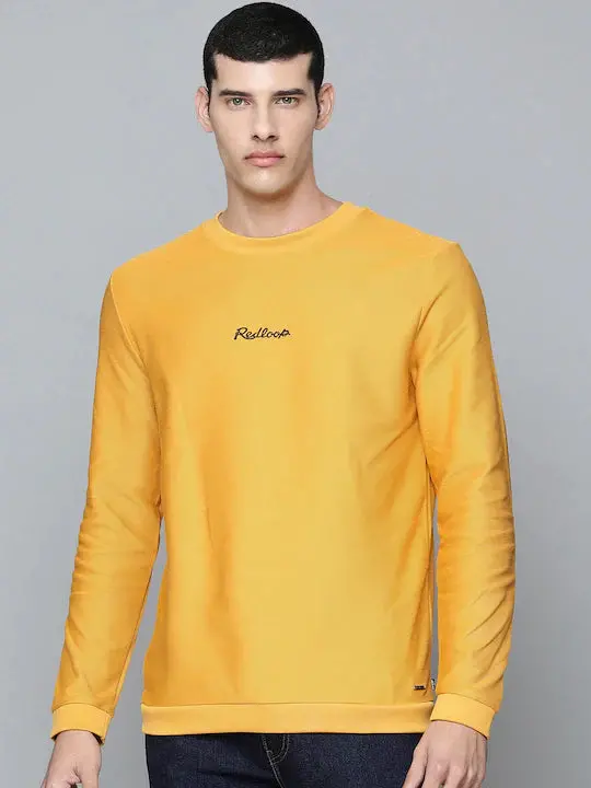 Men's Solid Crew Neck Sweatshirt 1
