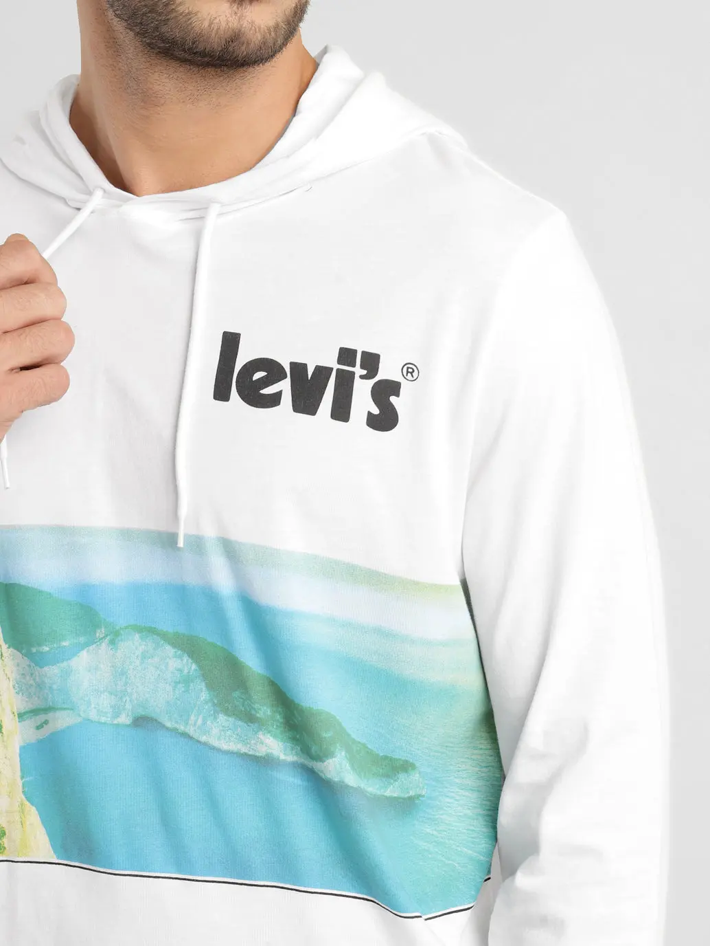 Men's Graphic Print Hooded Sweatshirt 5