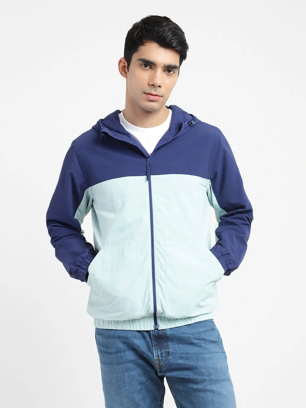 Men's Colorblock Hooded Jacket 5