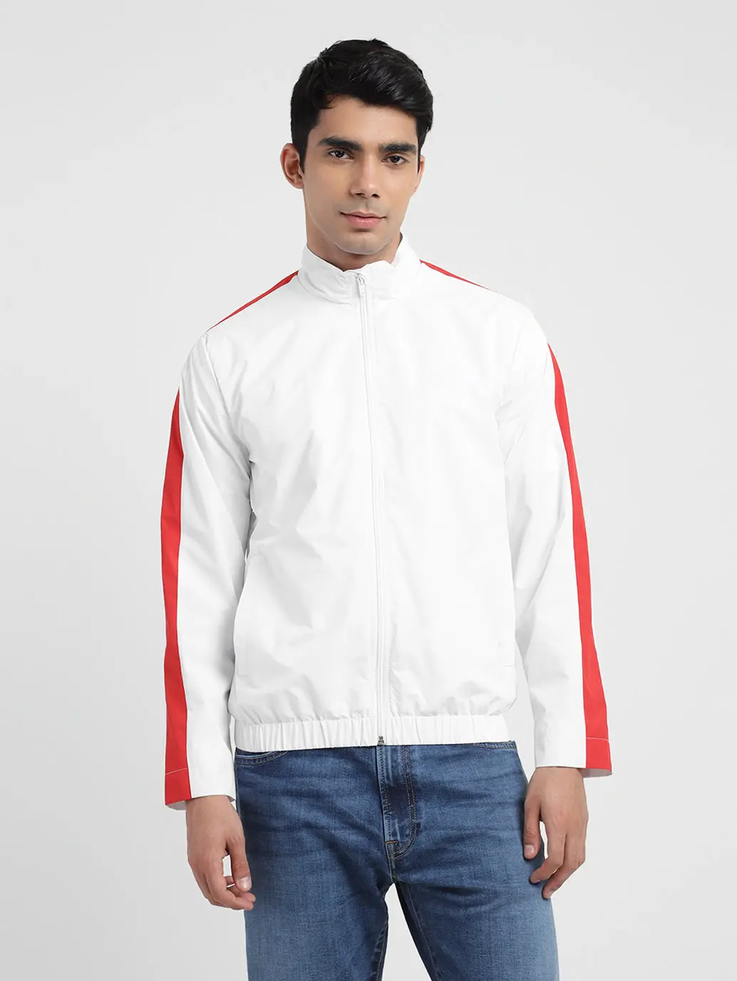 Men's Colorblock High Neck Jacket 1