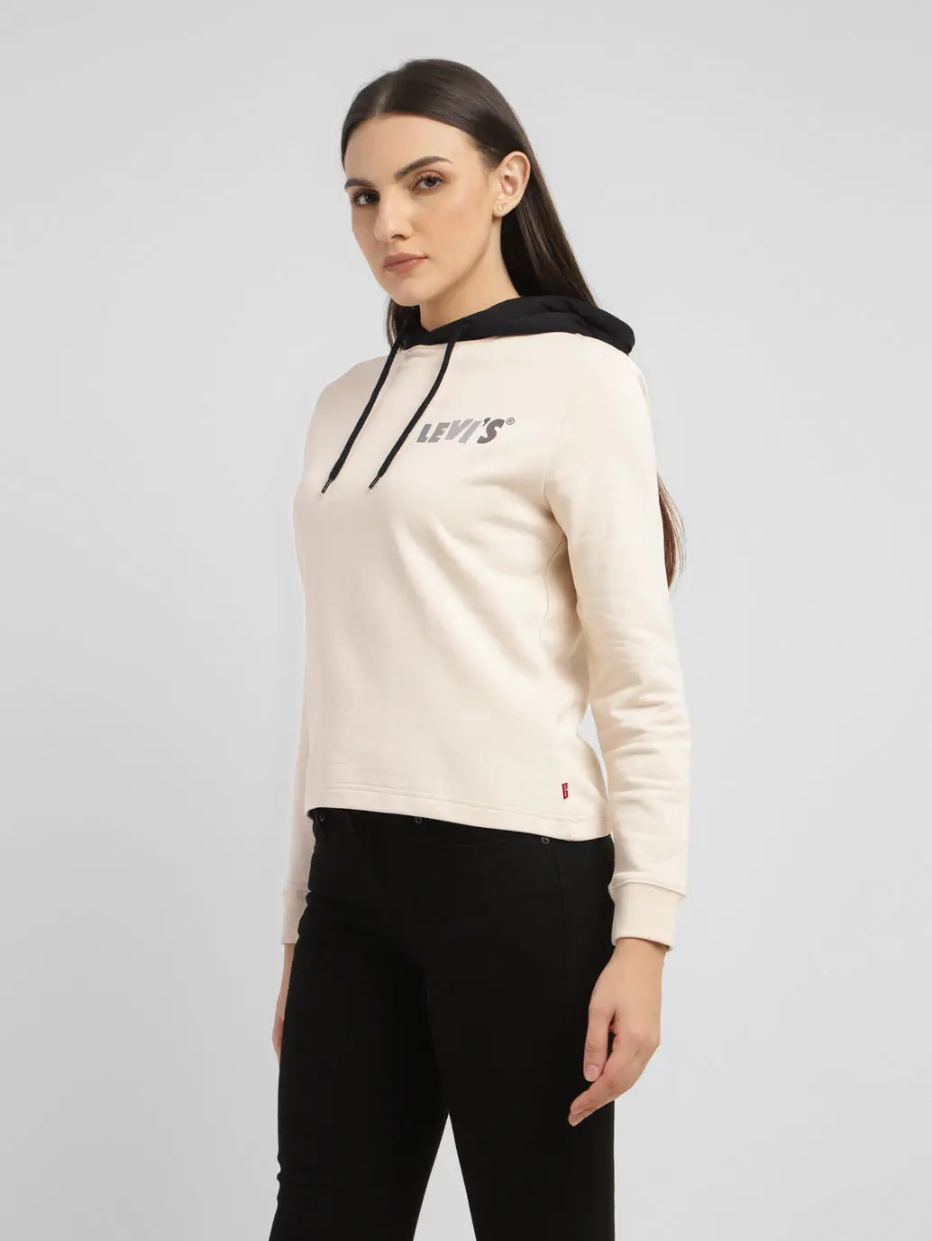 Women's Brand Logo Hooded Sweatshirt 4