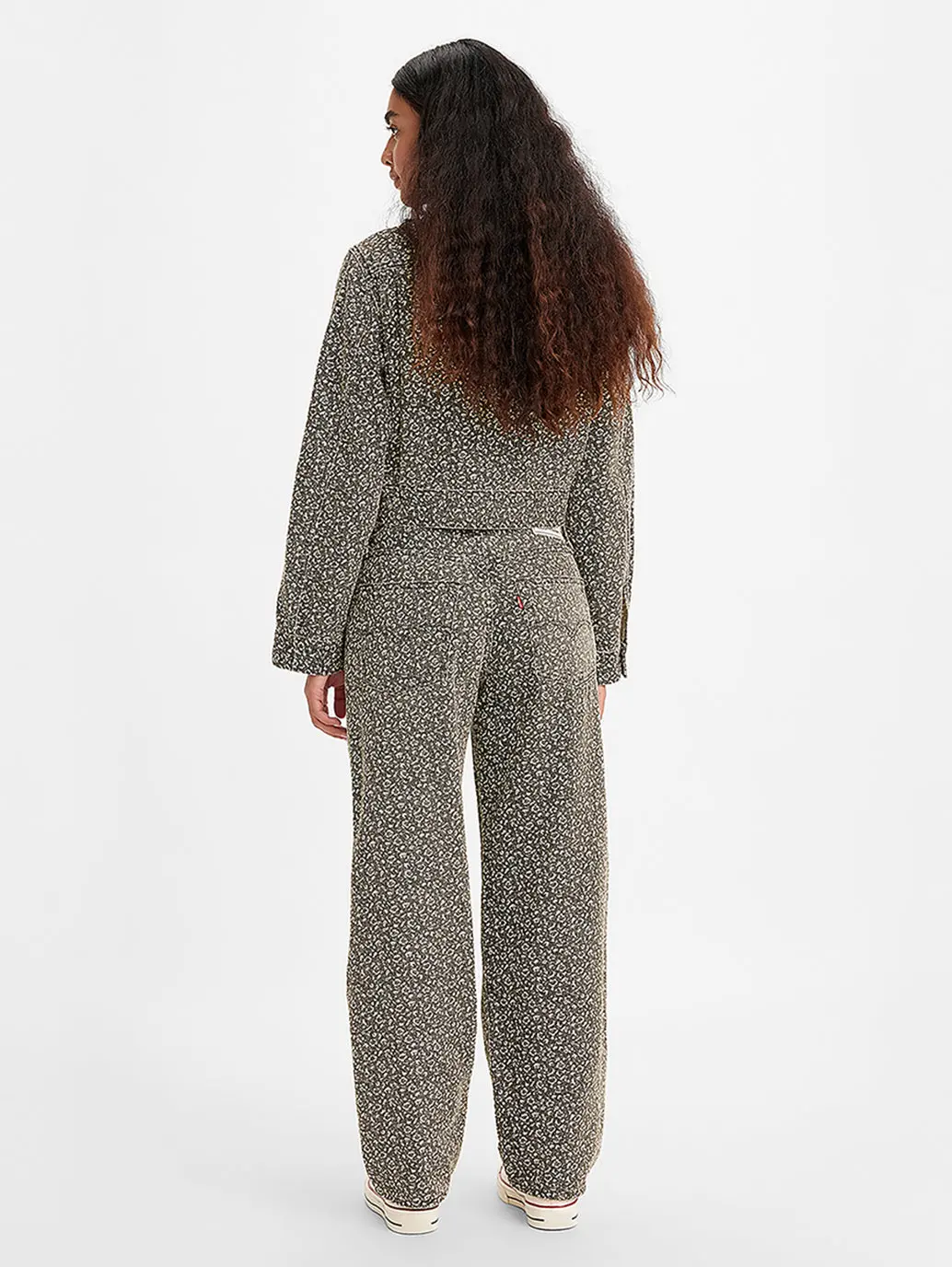 Women's Mid Rise Grey Straight Trousers 2