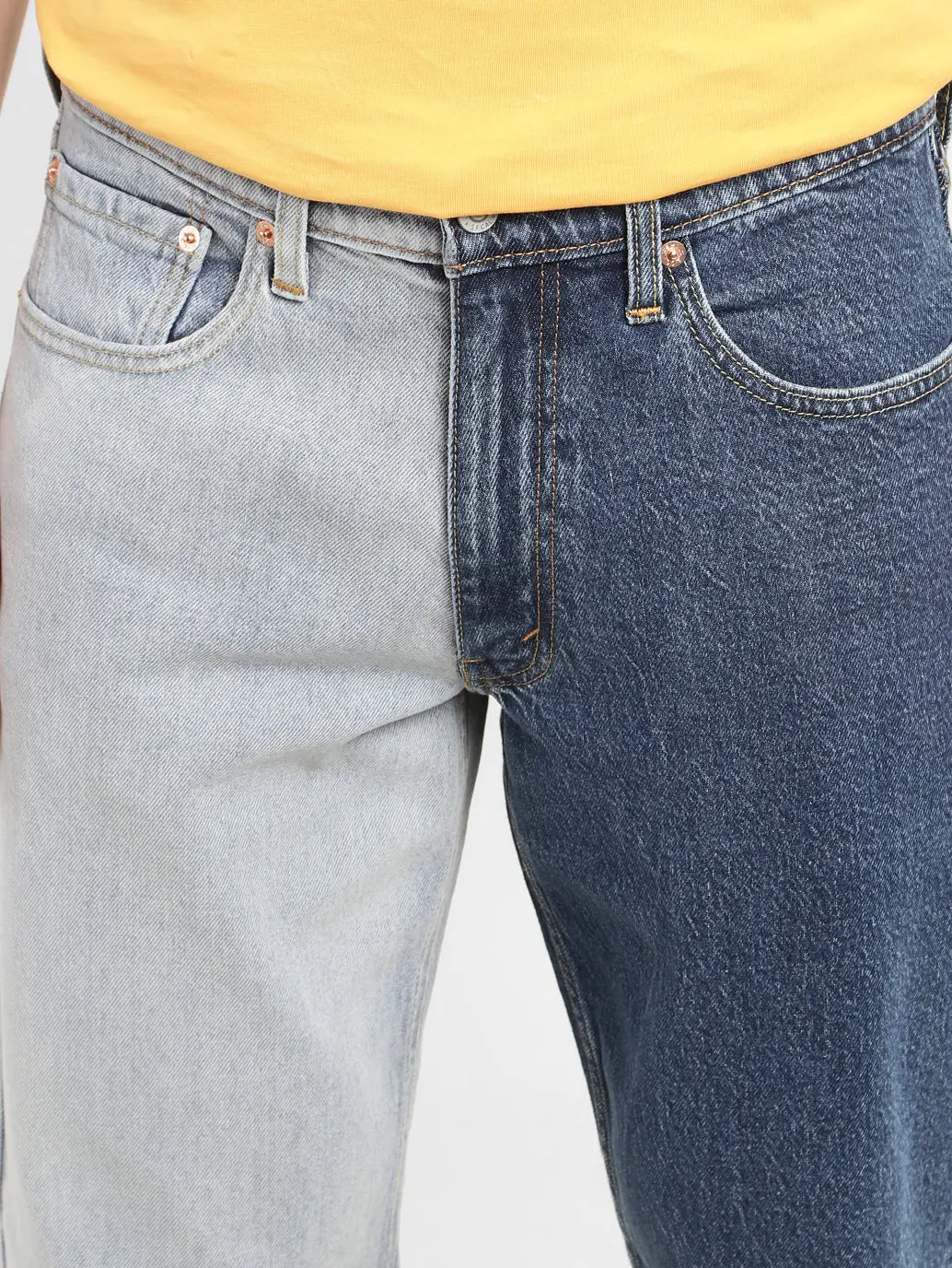 Men's 550'92 Blue Loose Fit Mid Rise Jeans 5