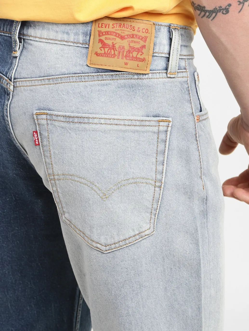 Men's 550'92 Blue Loose Fit Mid Rise Jeans 6