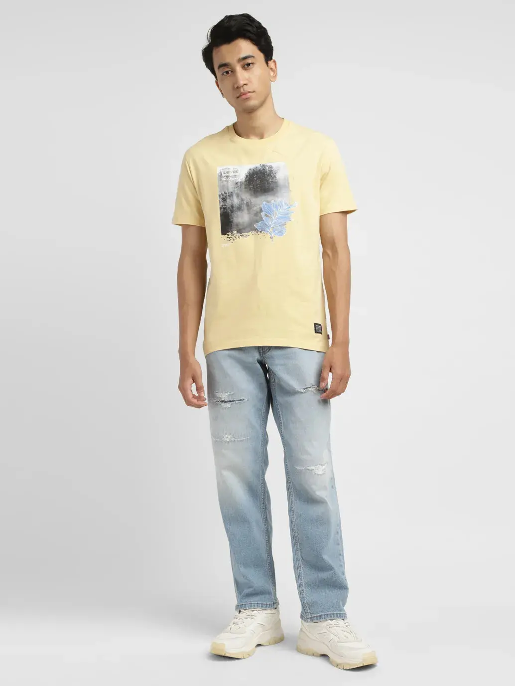 Men's 550 Blue Loose Fit Mid Rise Jeans 1
