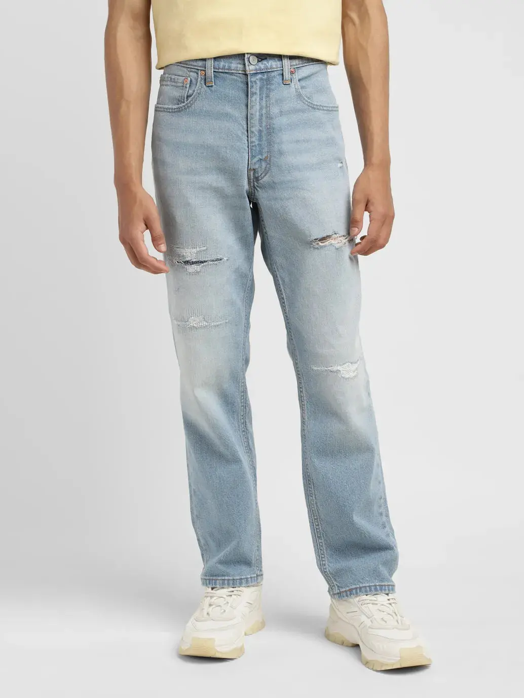 Men's 550 Blue Loose Fit Mid Rise Jeans 2