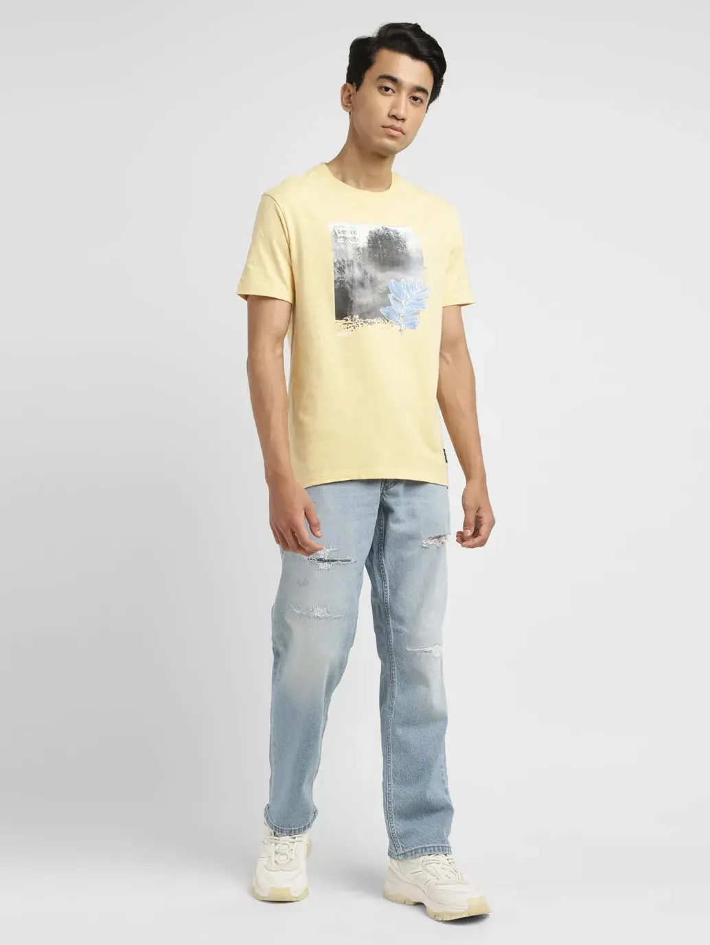 Men's 550 Blue Loose Fit Mid Rise Jeans 7