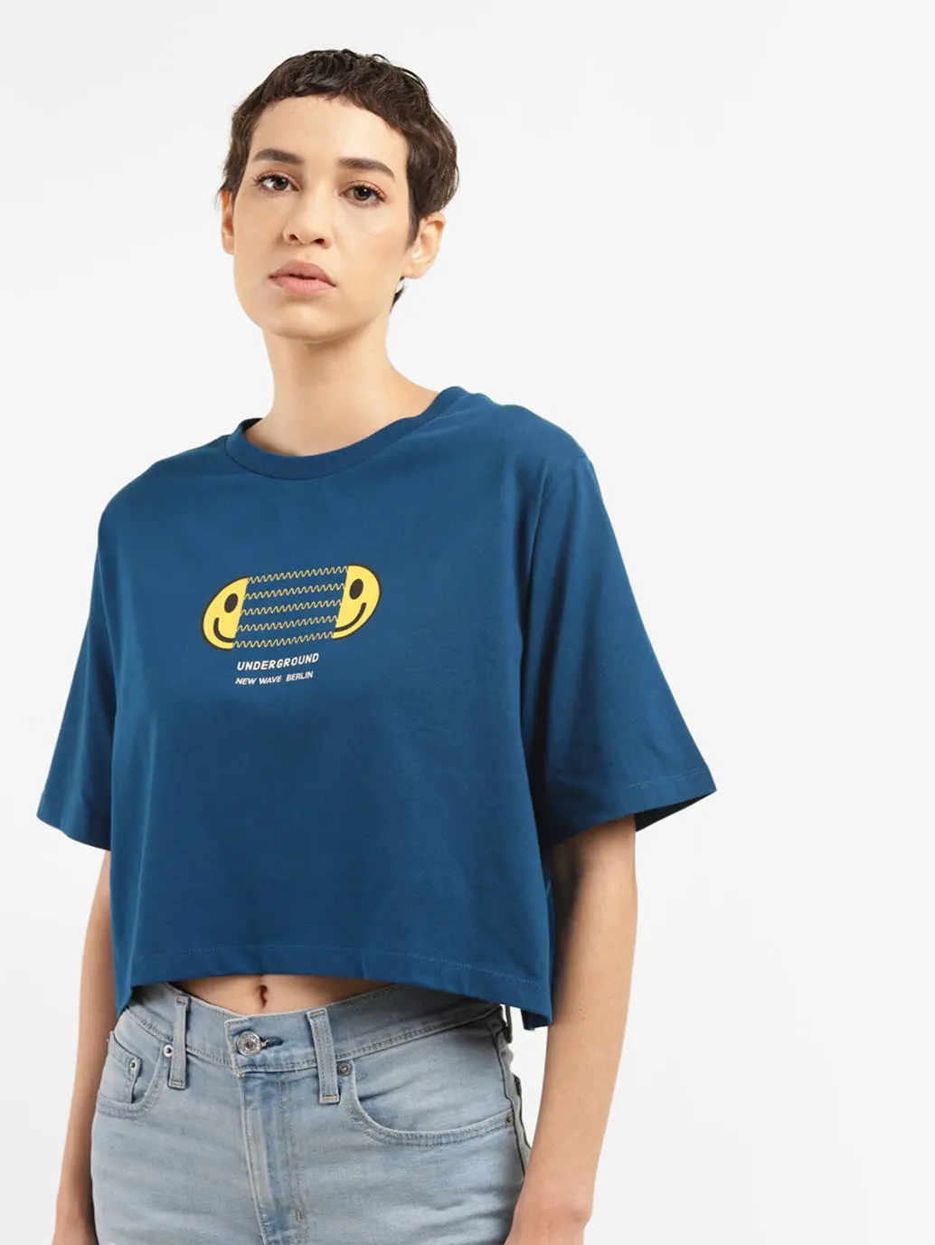 Women's Graphic Print Regular Fit T-Shirt 1
