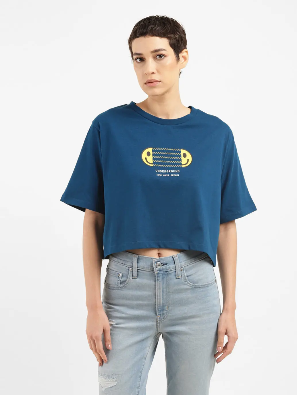 Women's Graphic Print Regular Fit T-Shirt 2