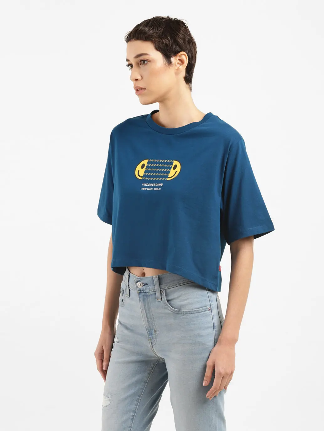 Women's Graphic Print Regular Fit T-Shirt 4
