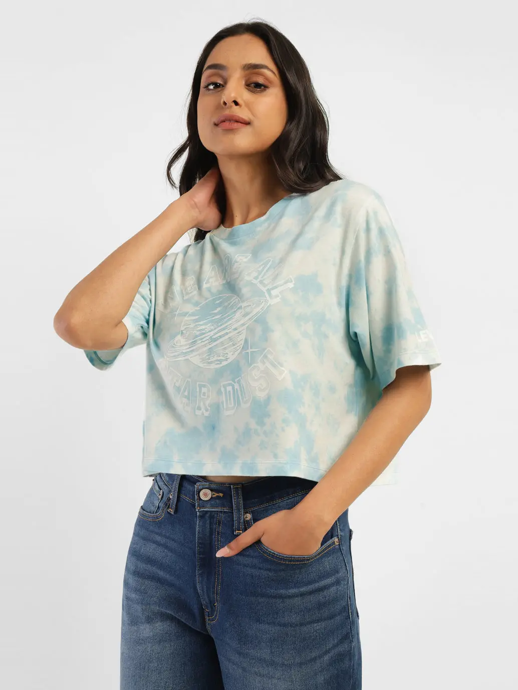Women's Tie-Dye Boxy Fit T-Shirt 1