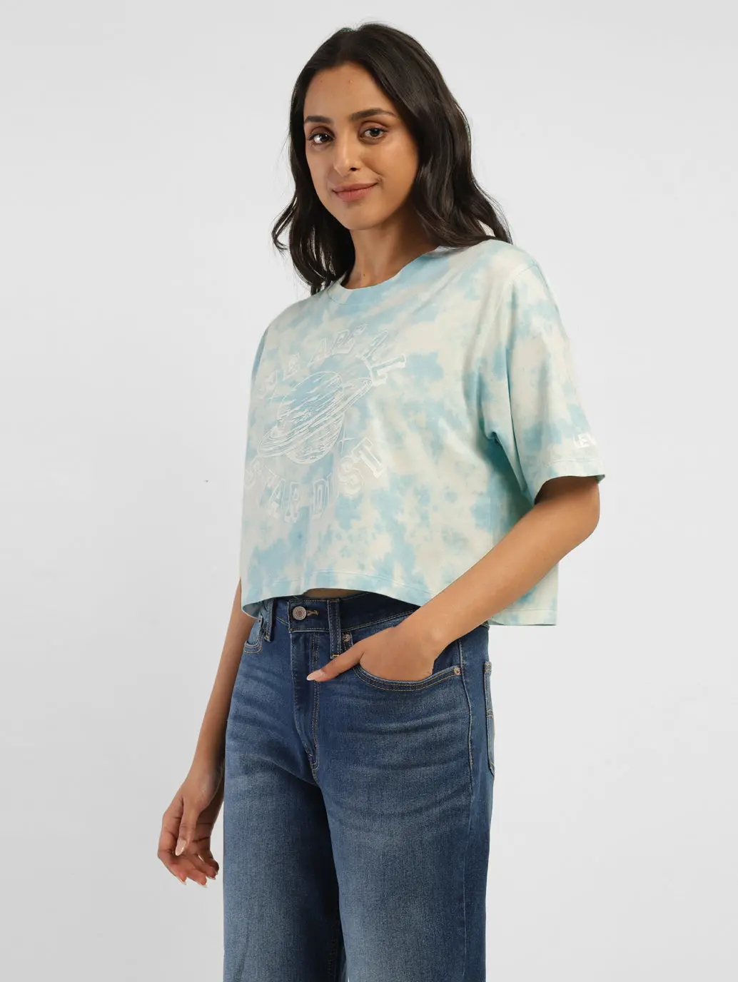 Women's Tie-Dye Boxy Fit T-Shirt 4