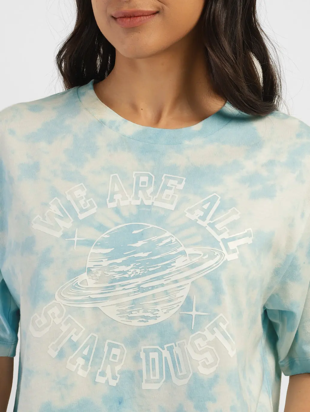 Women's Tie-Dye Boxy Fit T-Shirt 5