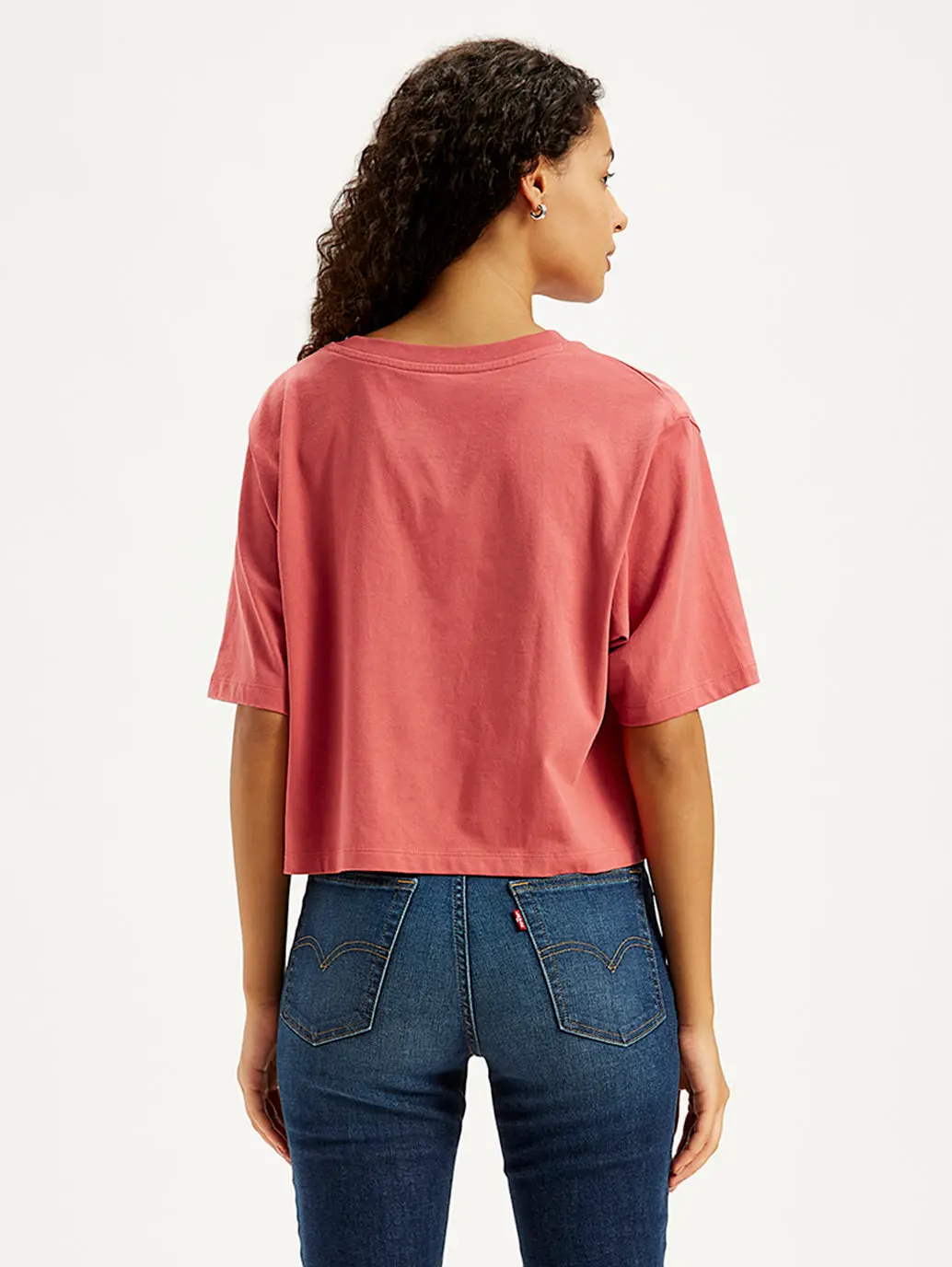 Women's Brand Logo Loose Fit T-Shirt 4