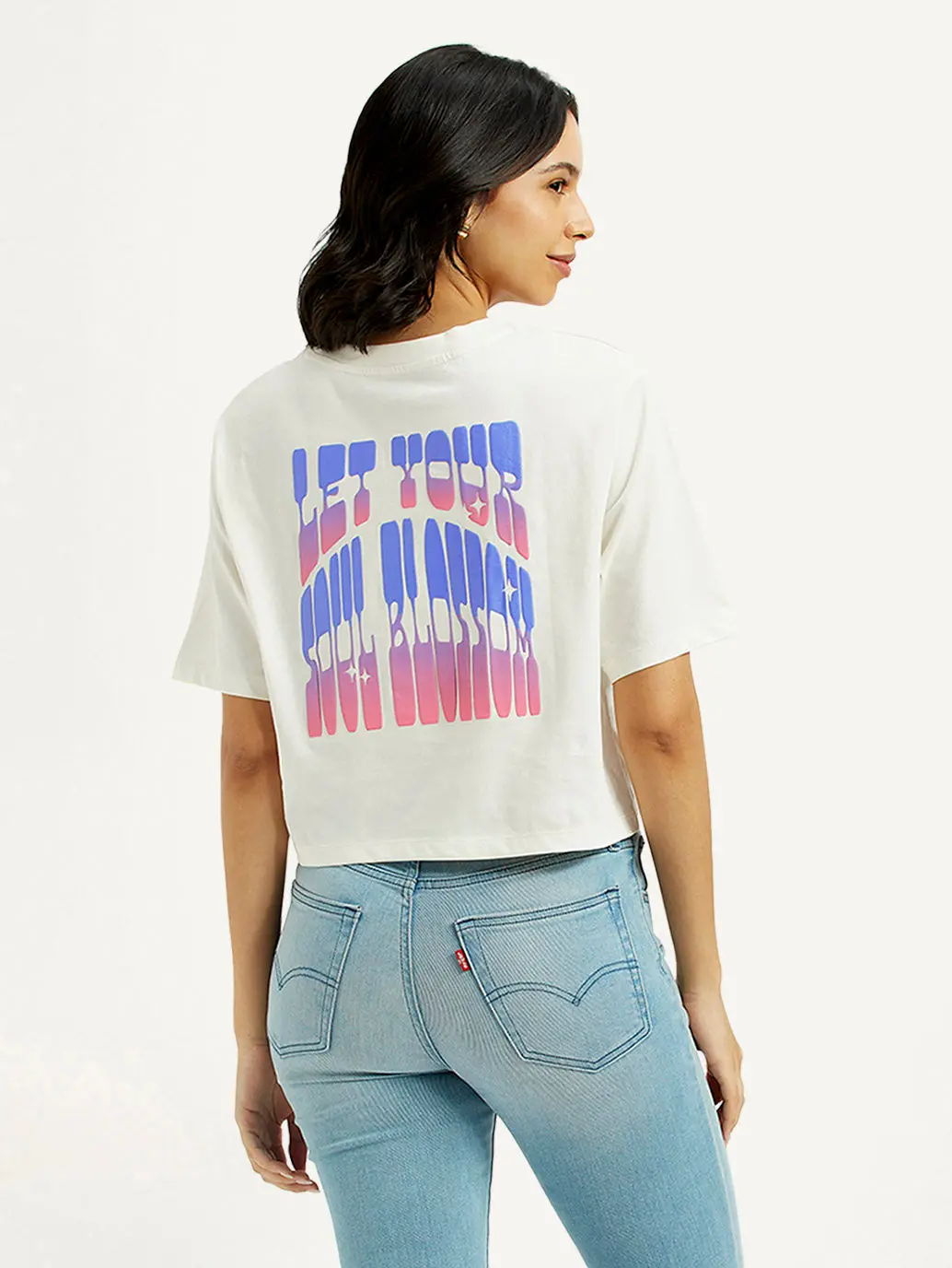 Women's Typography Relaxed Fit T-Shirt 1