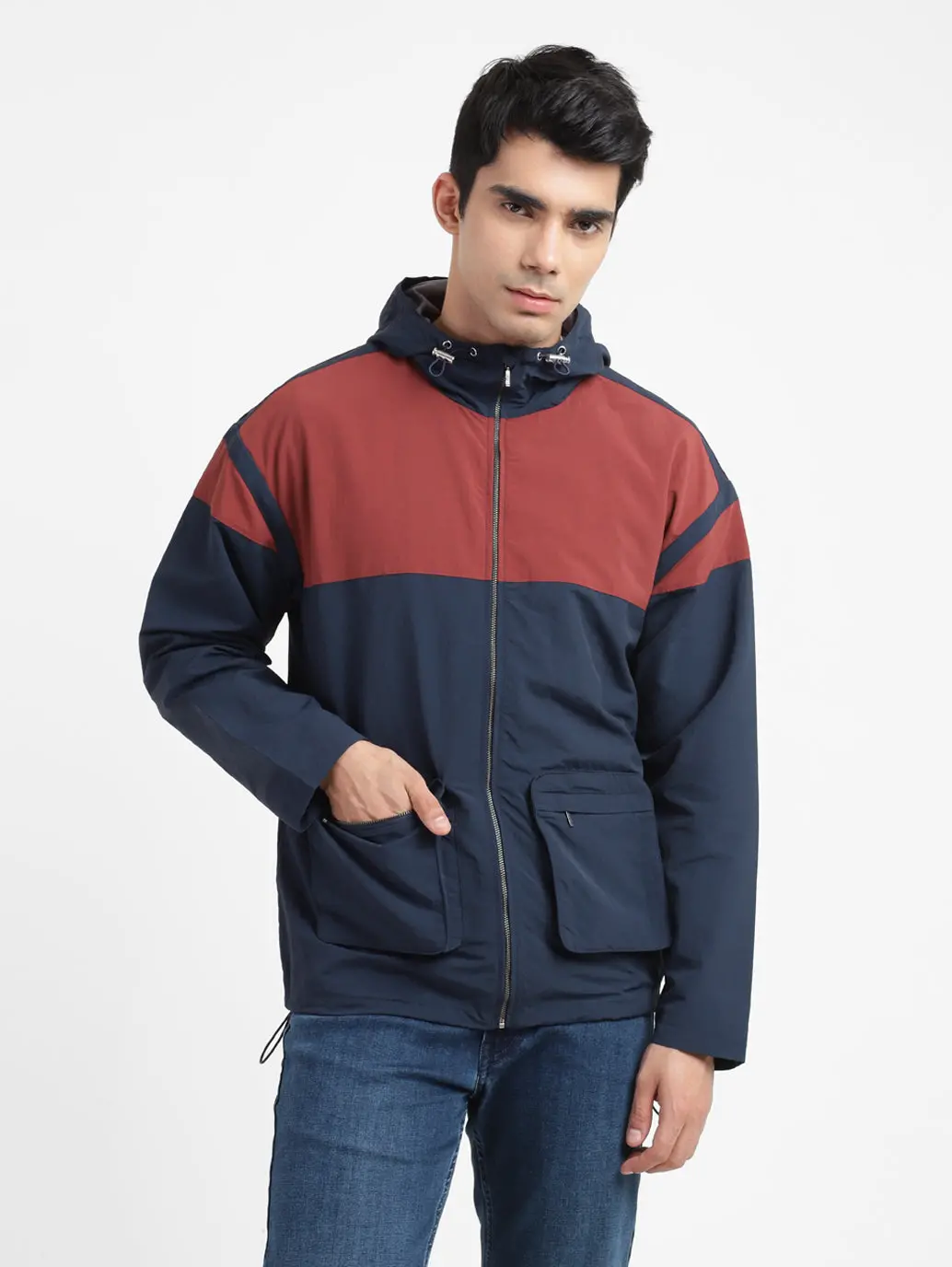 Men's Colorblock Hooded Sport Jackets 1