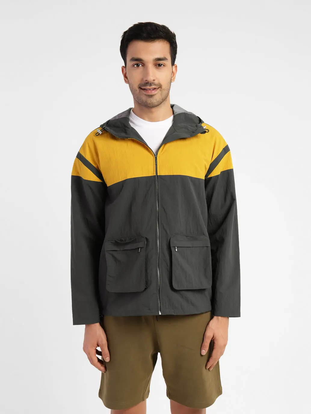 Men's Colorblock Hooded Sport Jacket 1