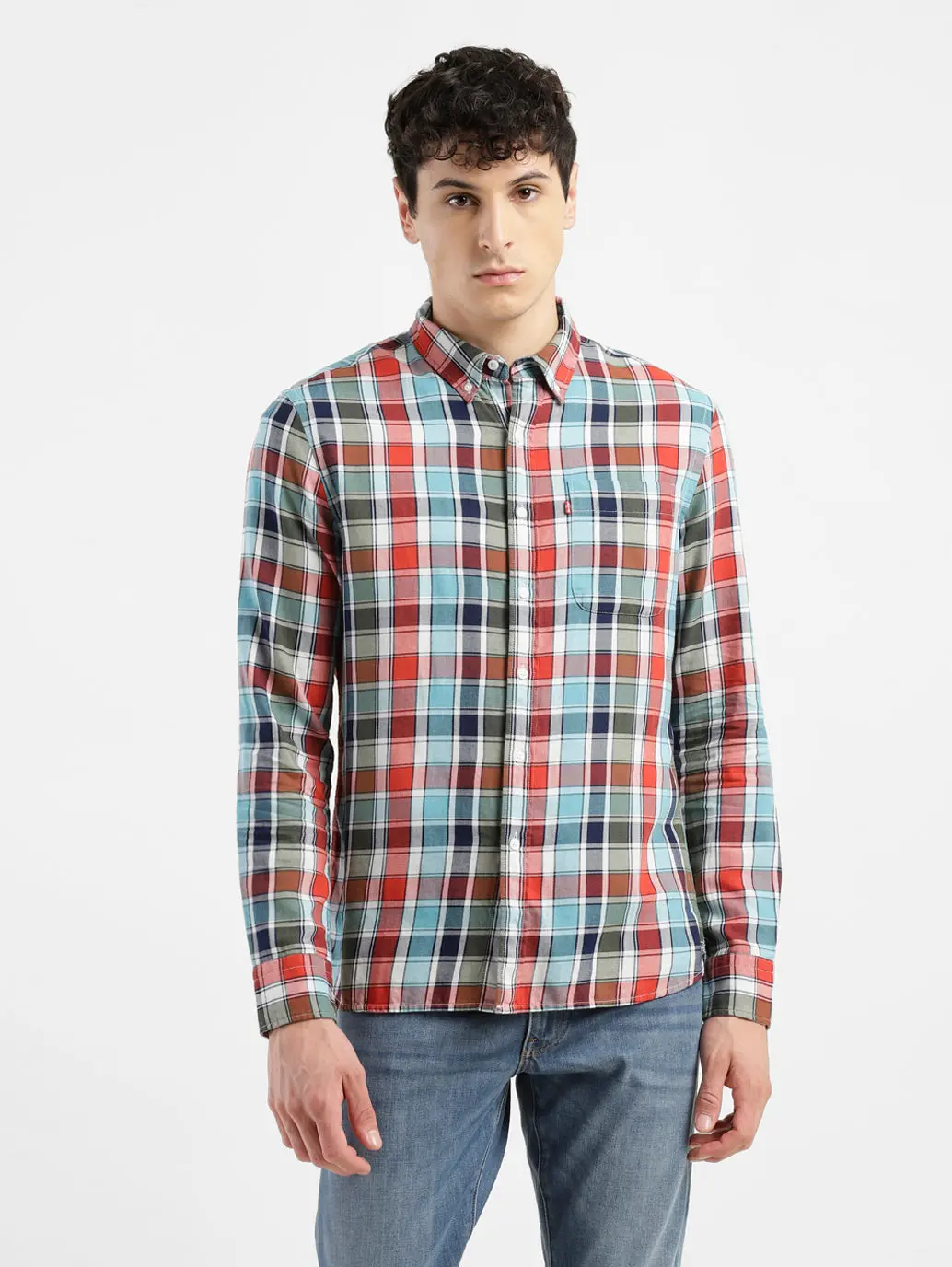 Men's Chekered Slim Fit Shirts 2