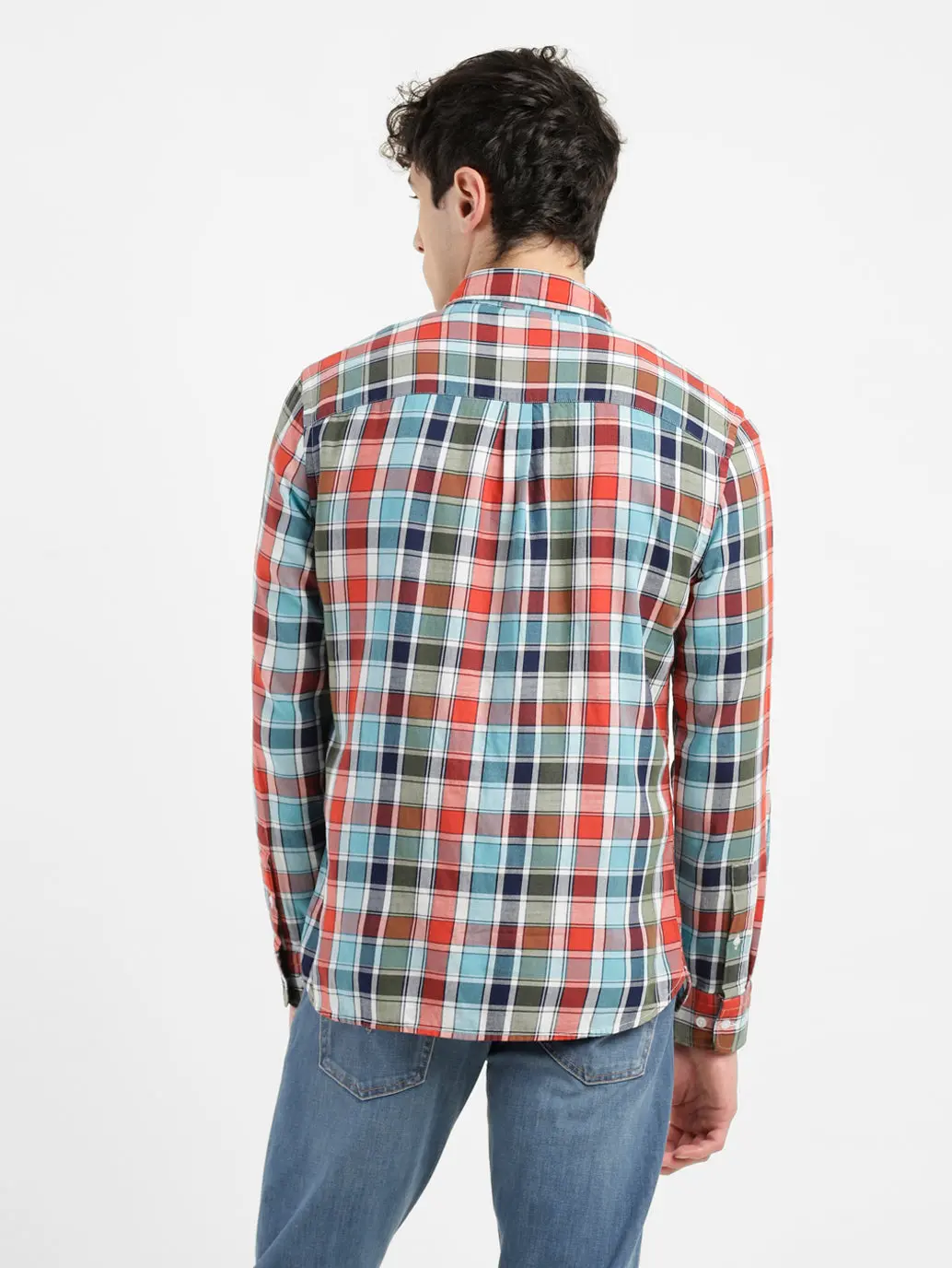 Men's Chekered Slim Fit Shirts 3