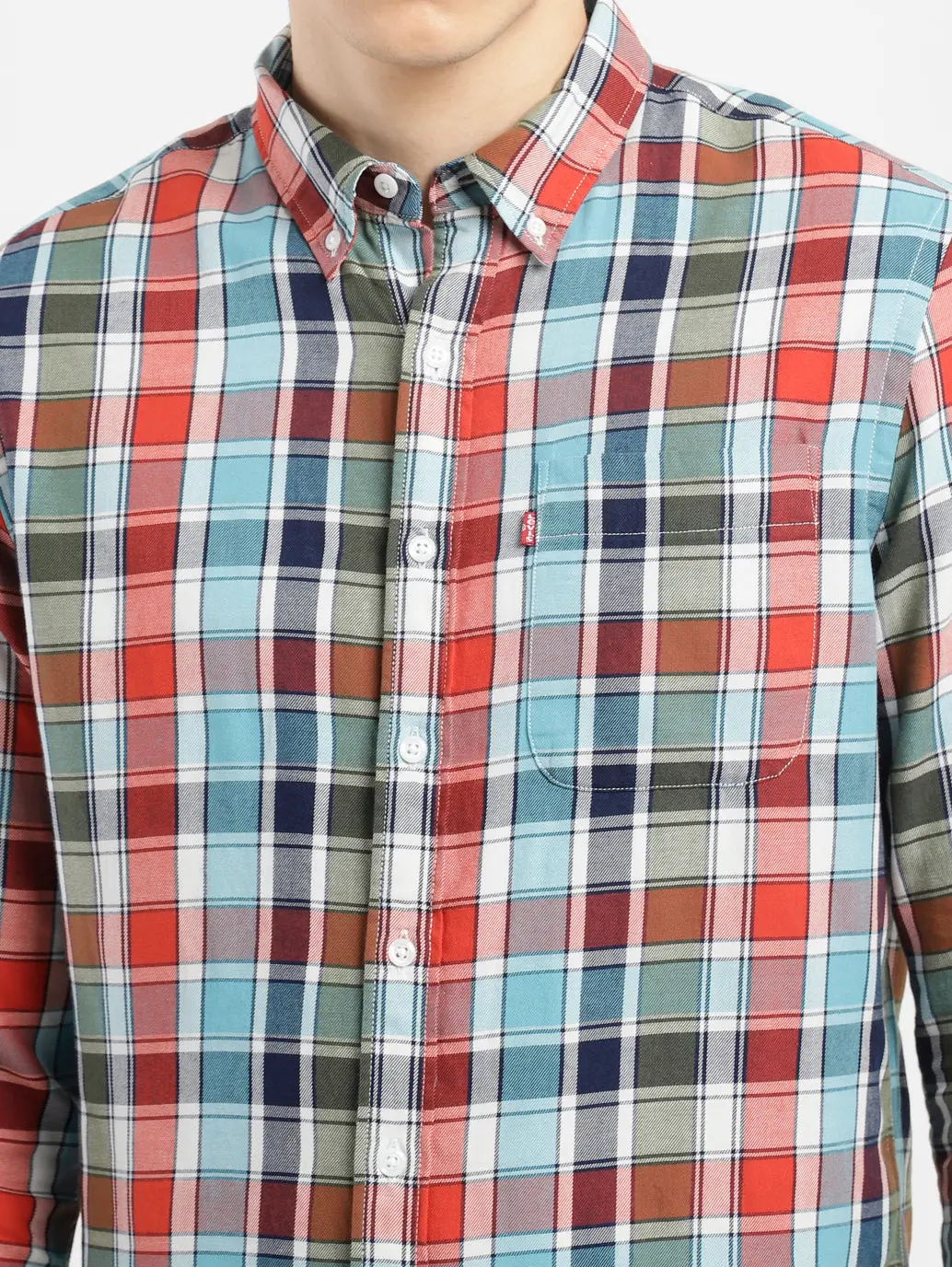 Men's Chekered Slim Fit Shirts 5